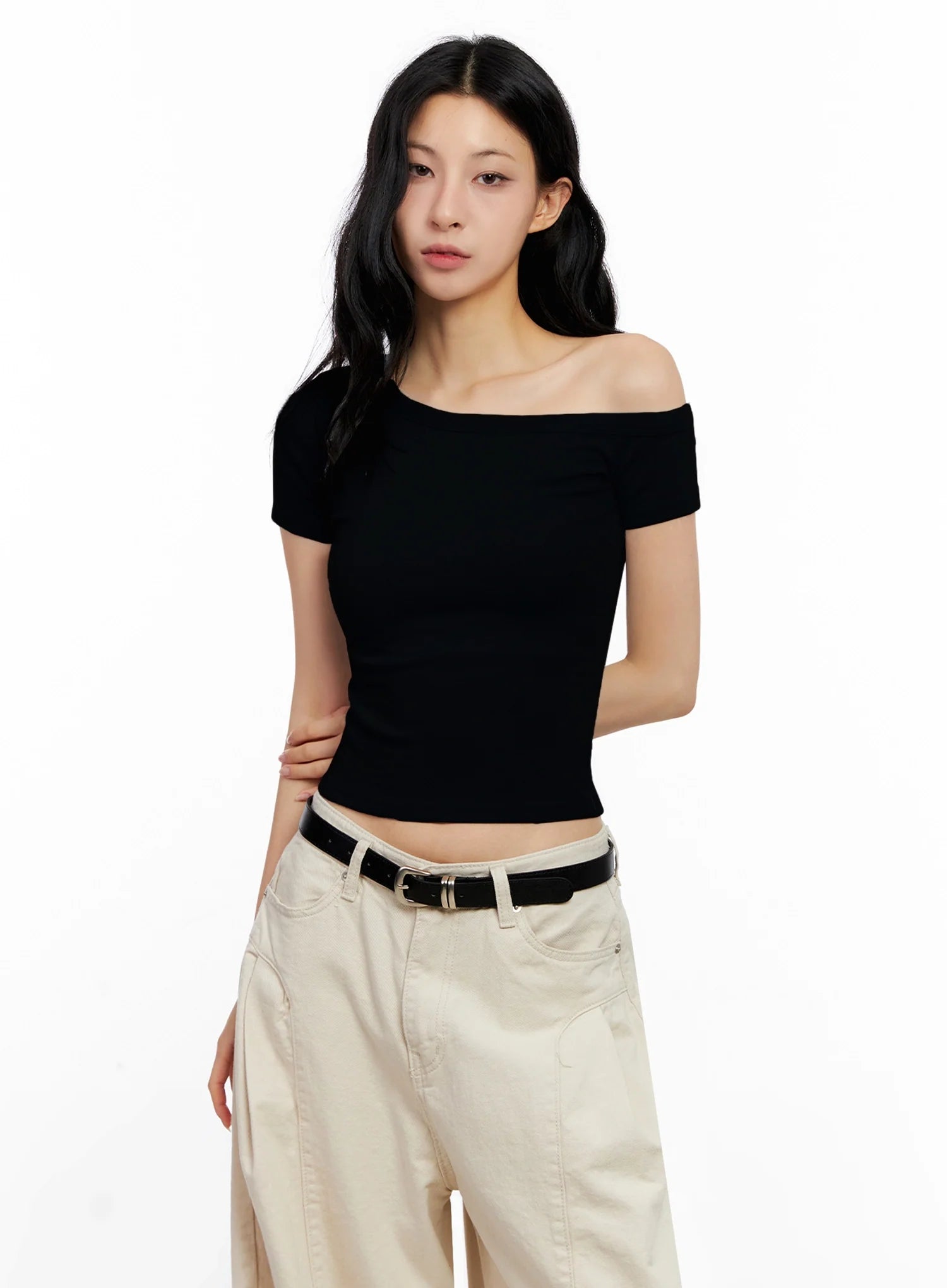 Casual Off-Shoulder Top IG508