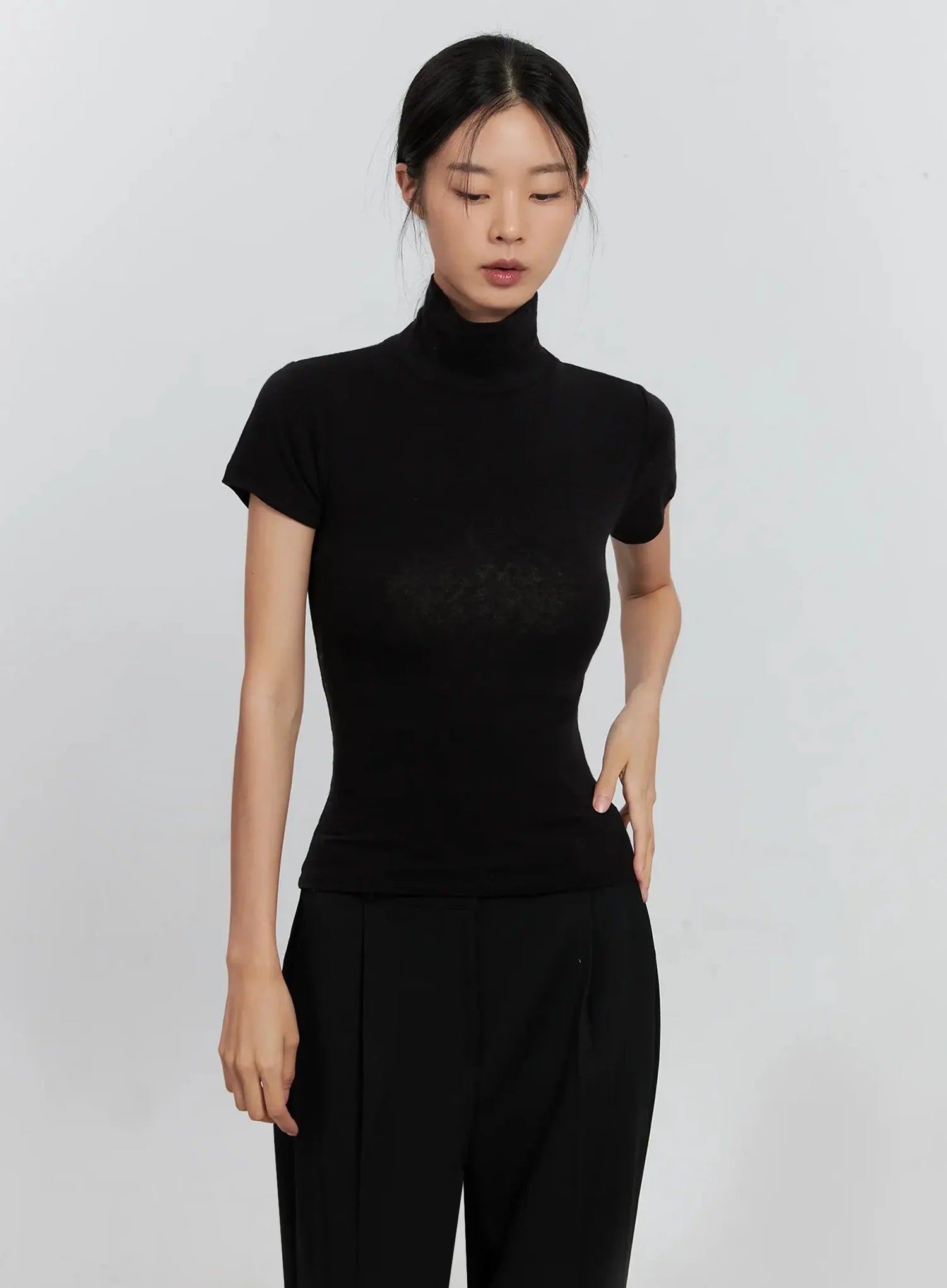 Soft Knit Short Sleeve Top IS516