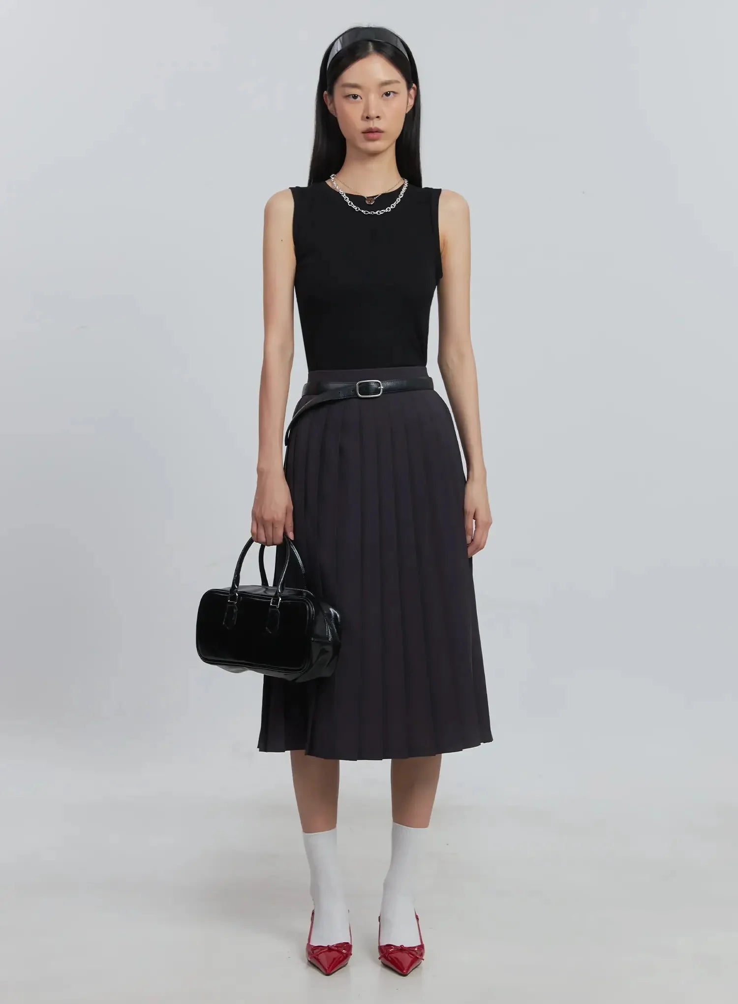 Basic Round-Neck Tank Top IU512