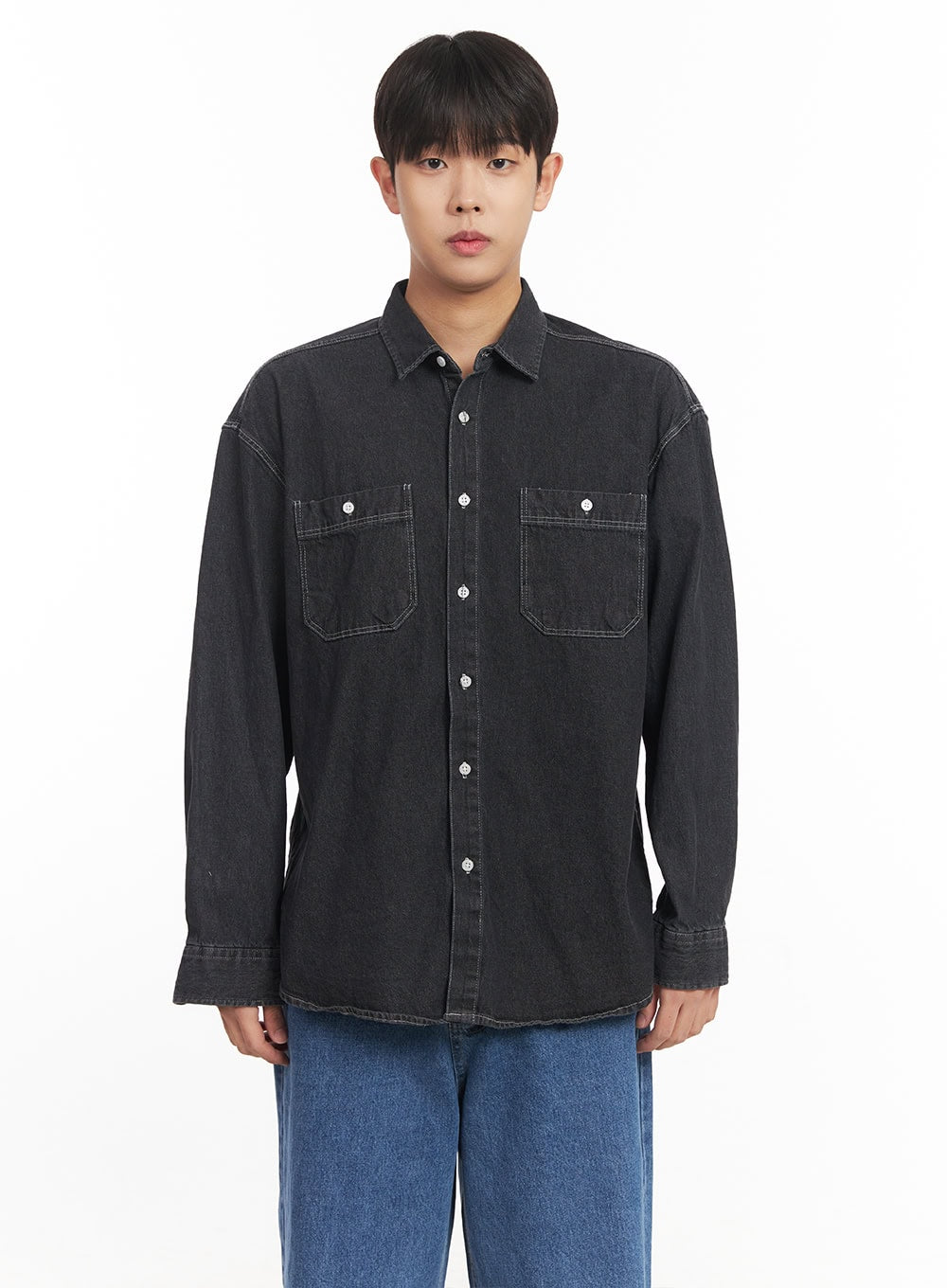Men's Denim Collared Shirt IM527