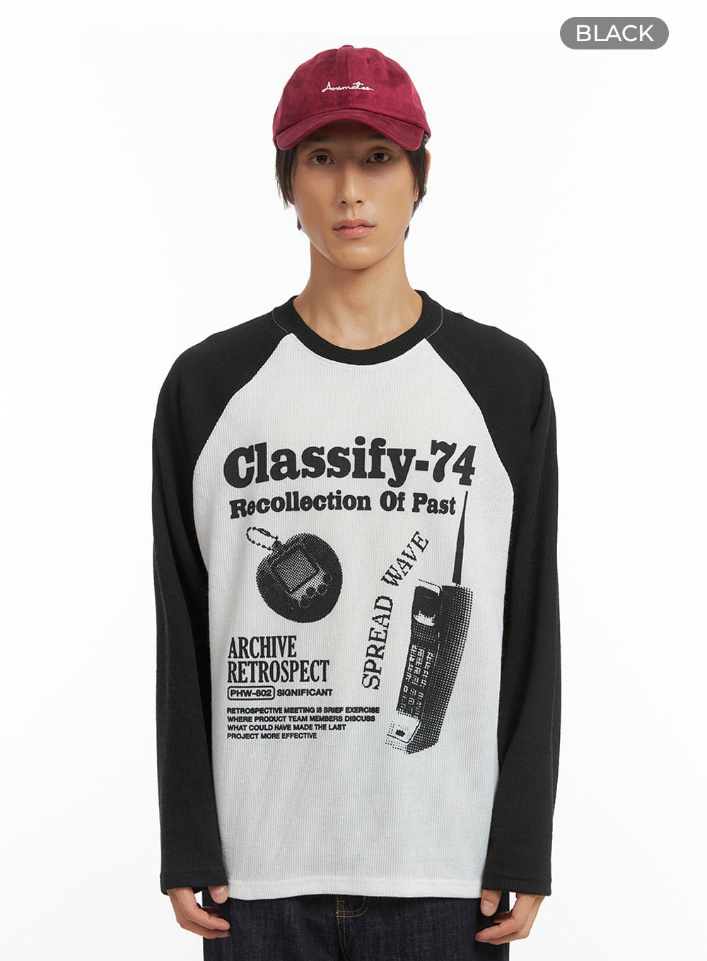 Men's Retro Print Shirt IO417