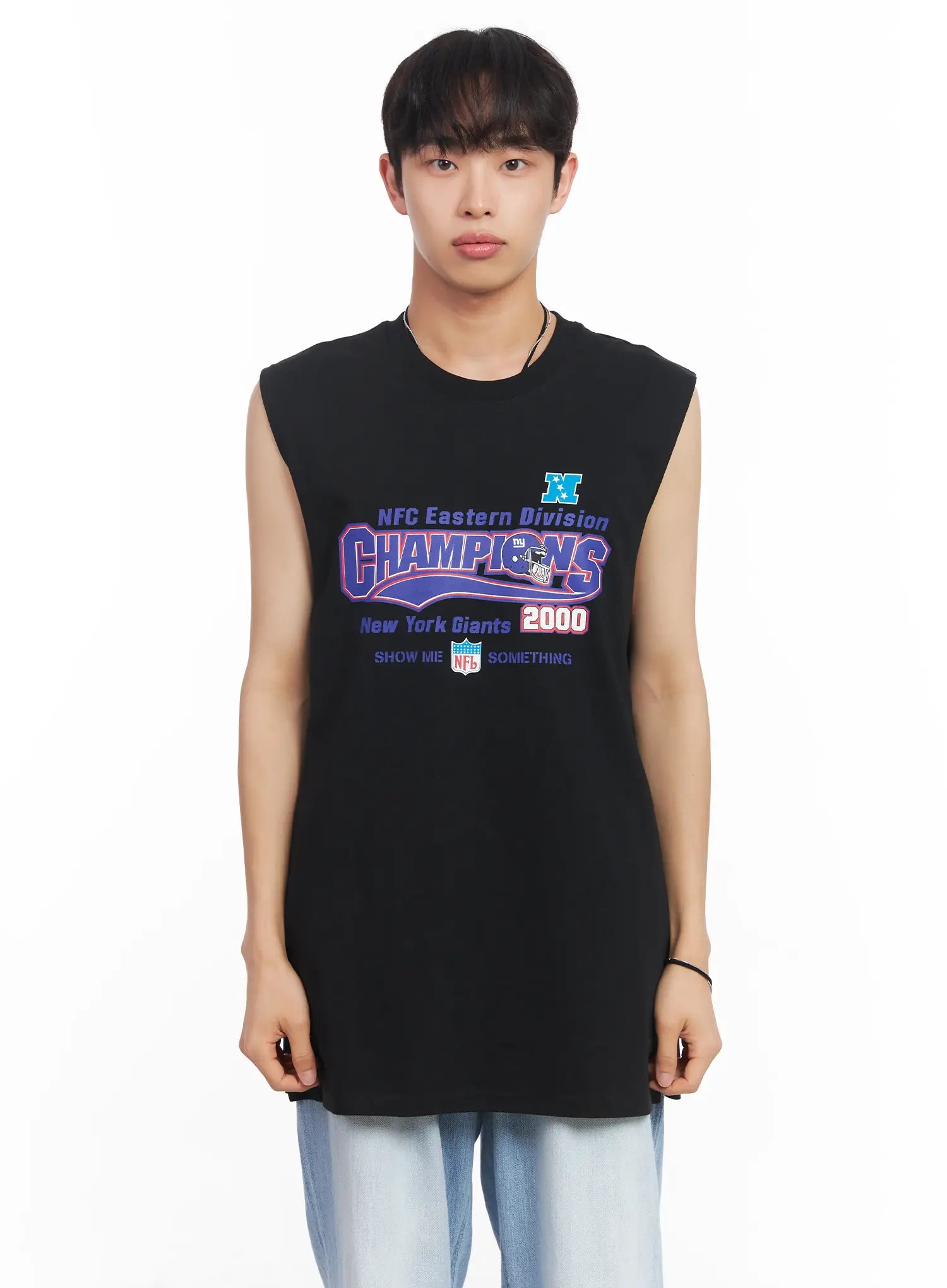 Men's Graphic Sleeveless Shirt IU519