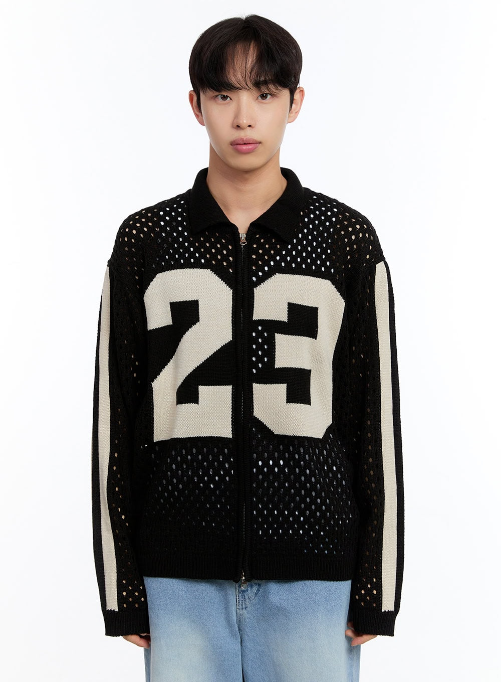 Men's Summer Zip-Up Sweater IY530