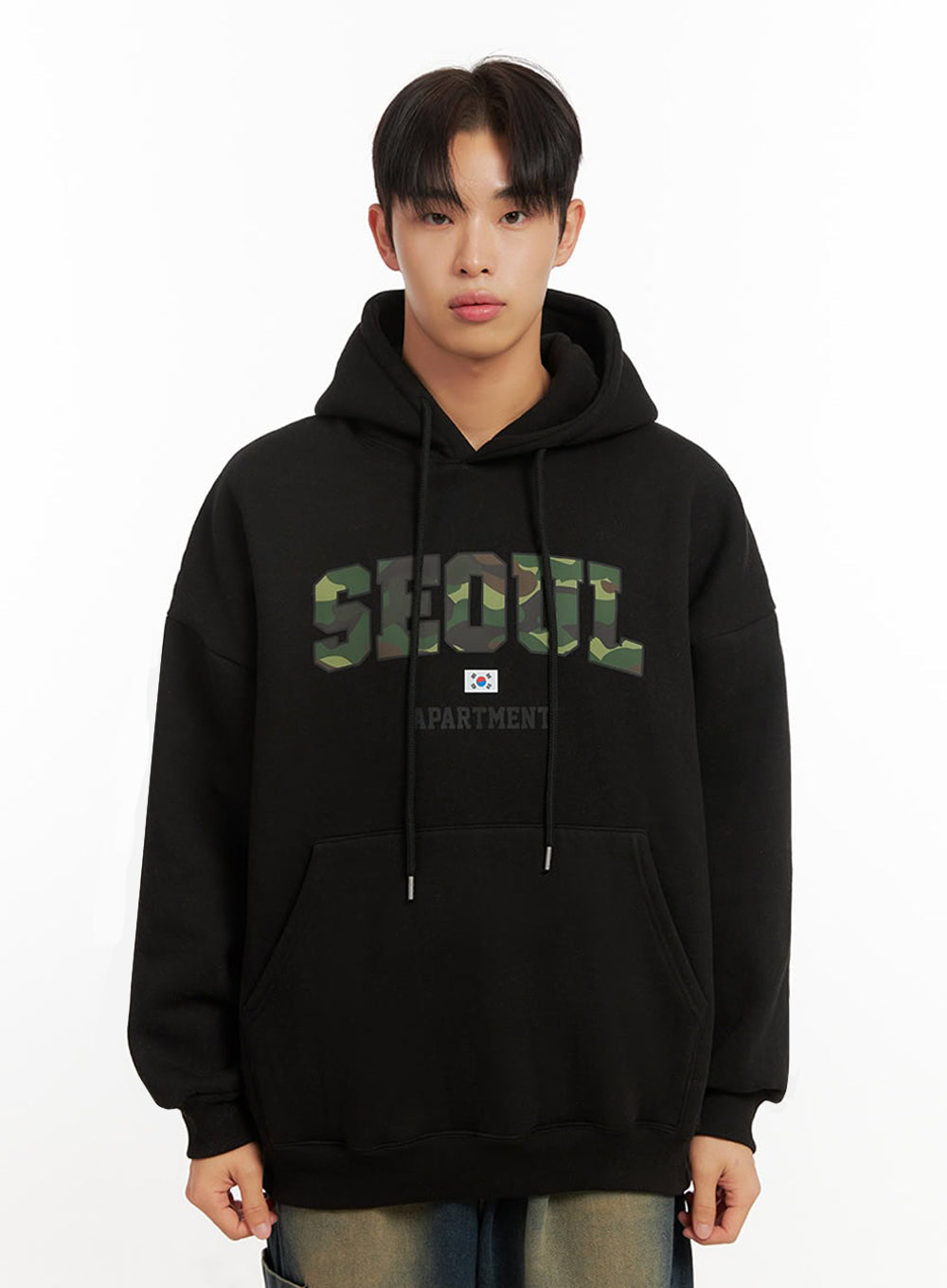 Men's Oversize Printed Hoodie ID413