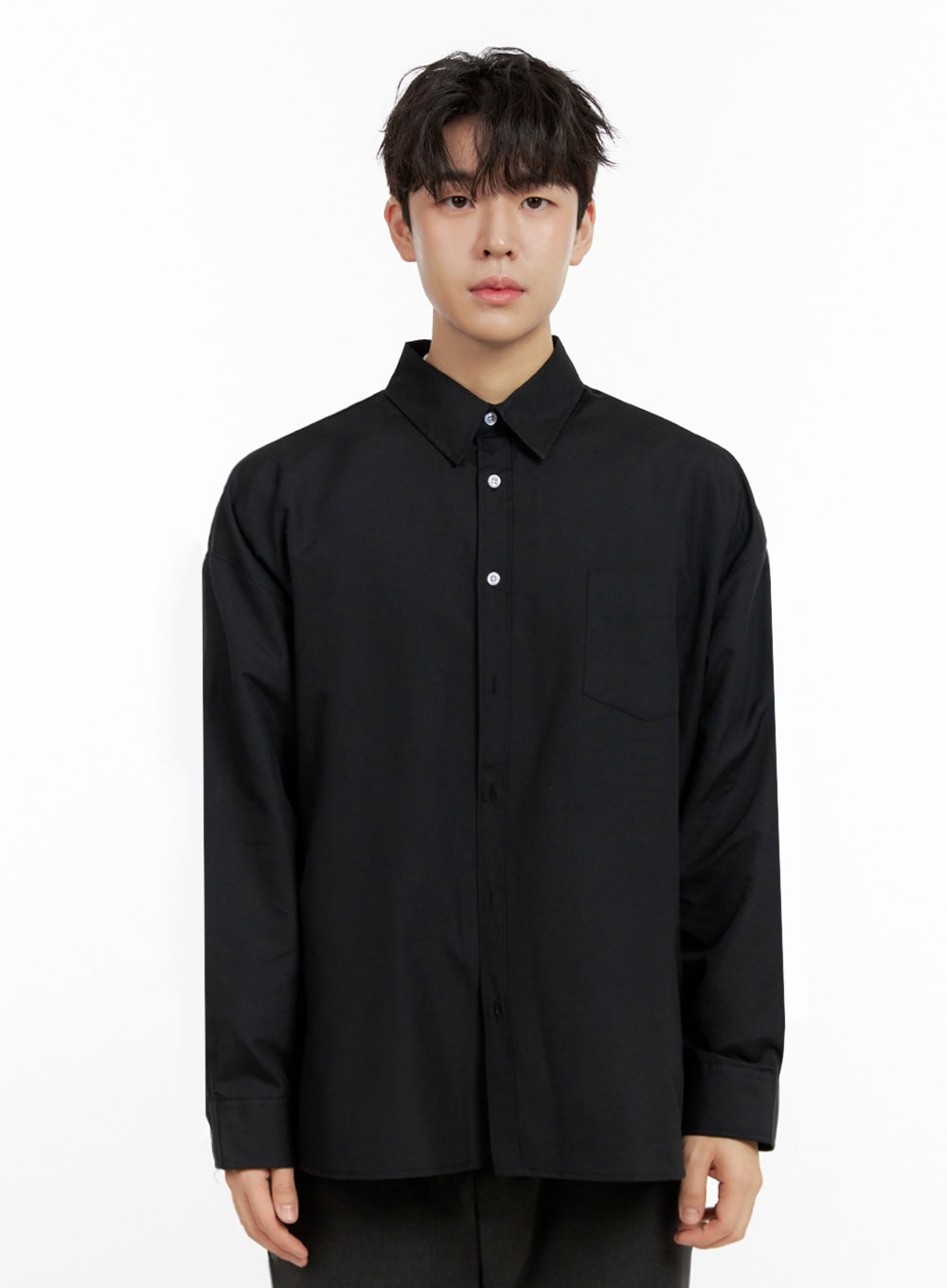 Men's Buttoned Collar Shirt IN422