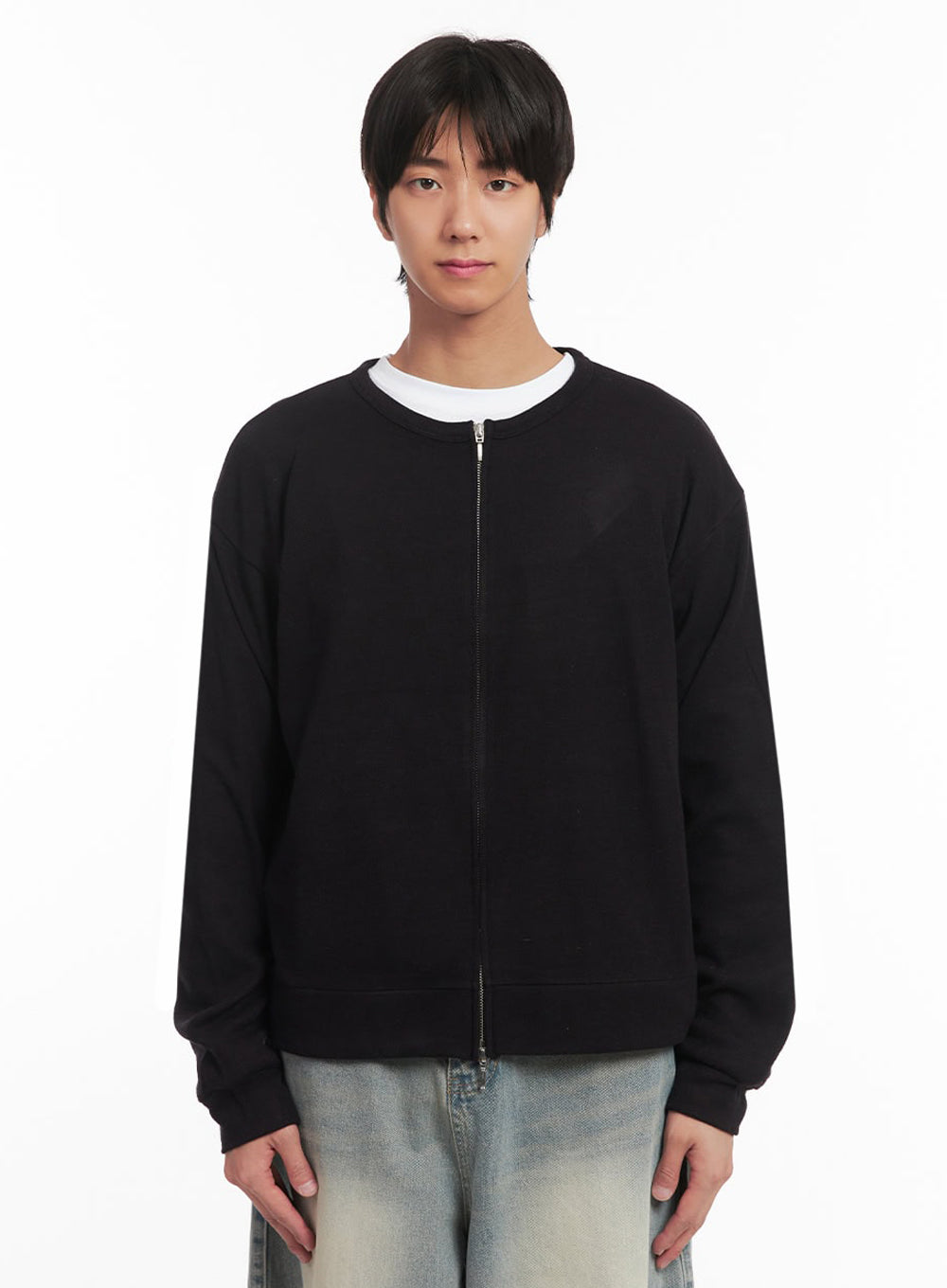 Men's Cozy Zip-Up Cardigan IA511