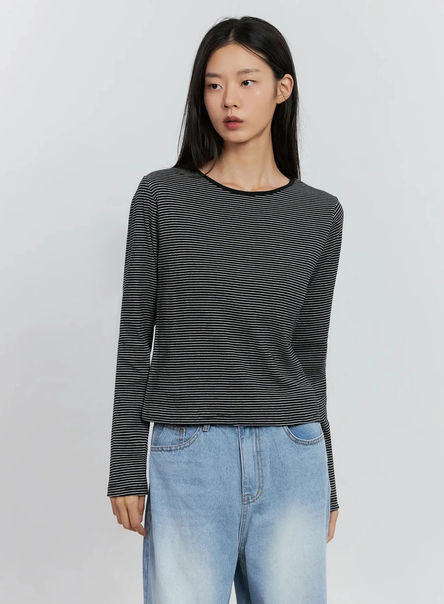 Striped Long Sleeve Tee IS516