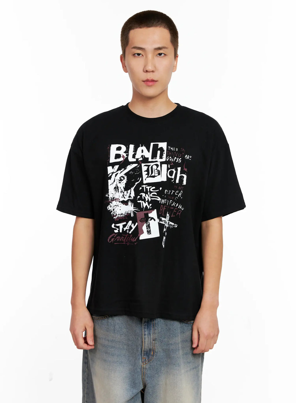 Men's Casual Graphic Tee IG511