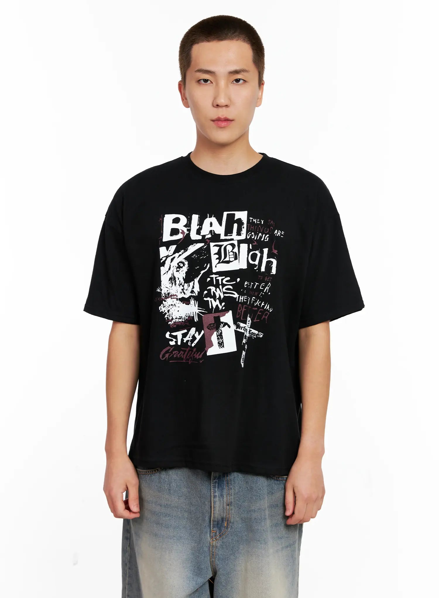 Men's Casual Graphic Tee IG511