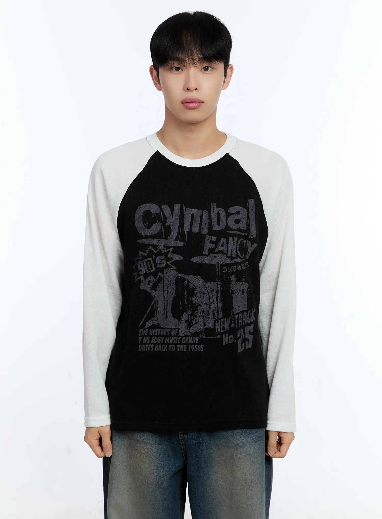 Men's Retro Long Sleeve Shirt IG519