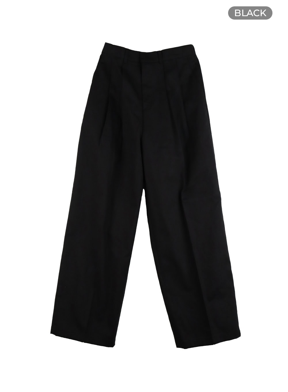 Men's Pintuck Cotton Wide Fit Pants IY431