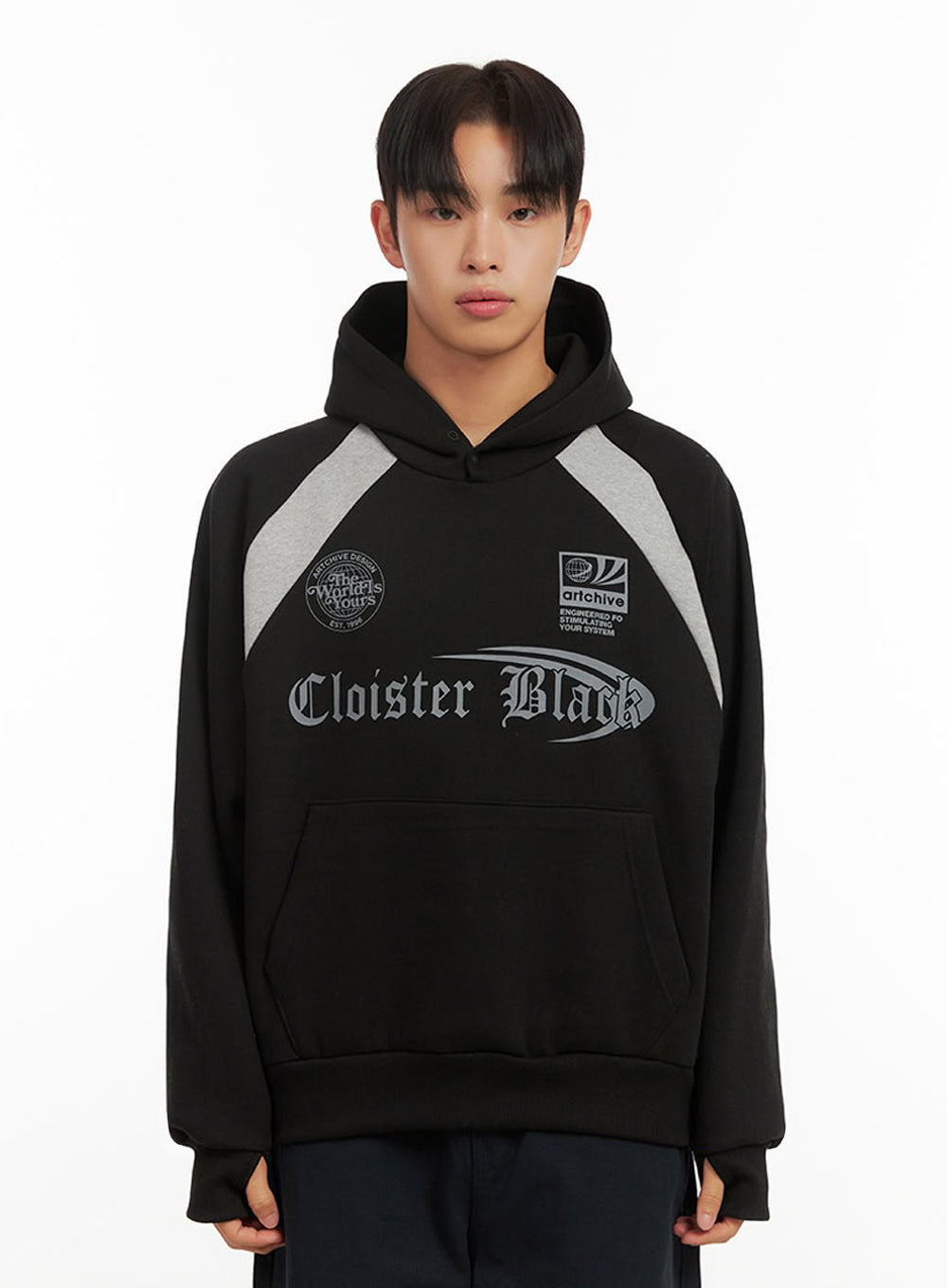 Men's Cotton Graphic Hoodie ID413