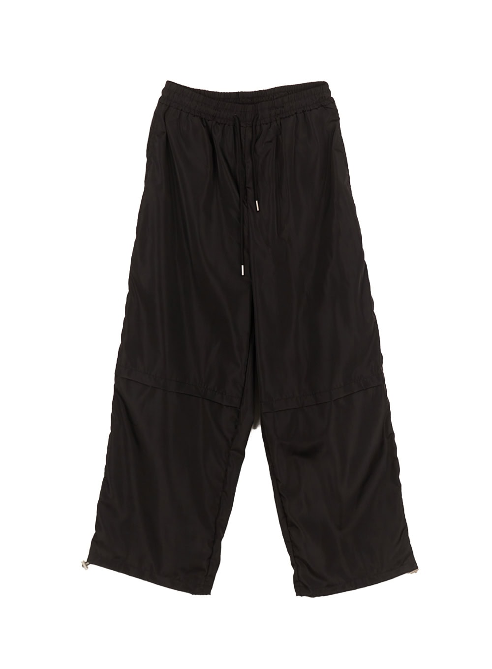 Pintuck Wide-Leg Windbreaker Trackpants IA517