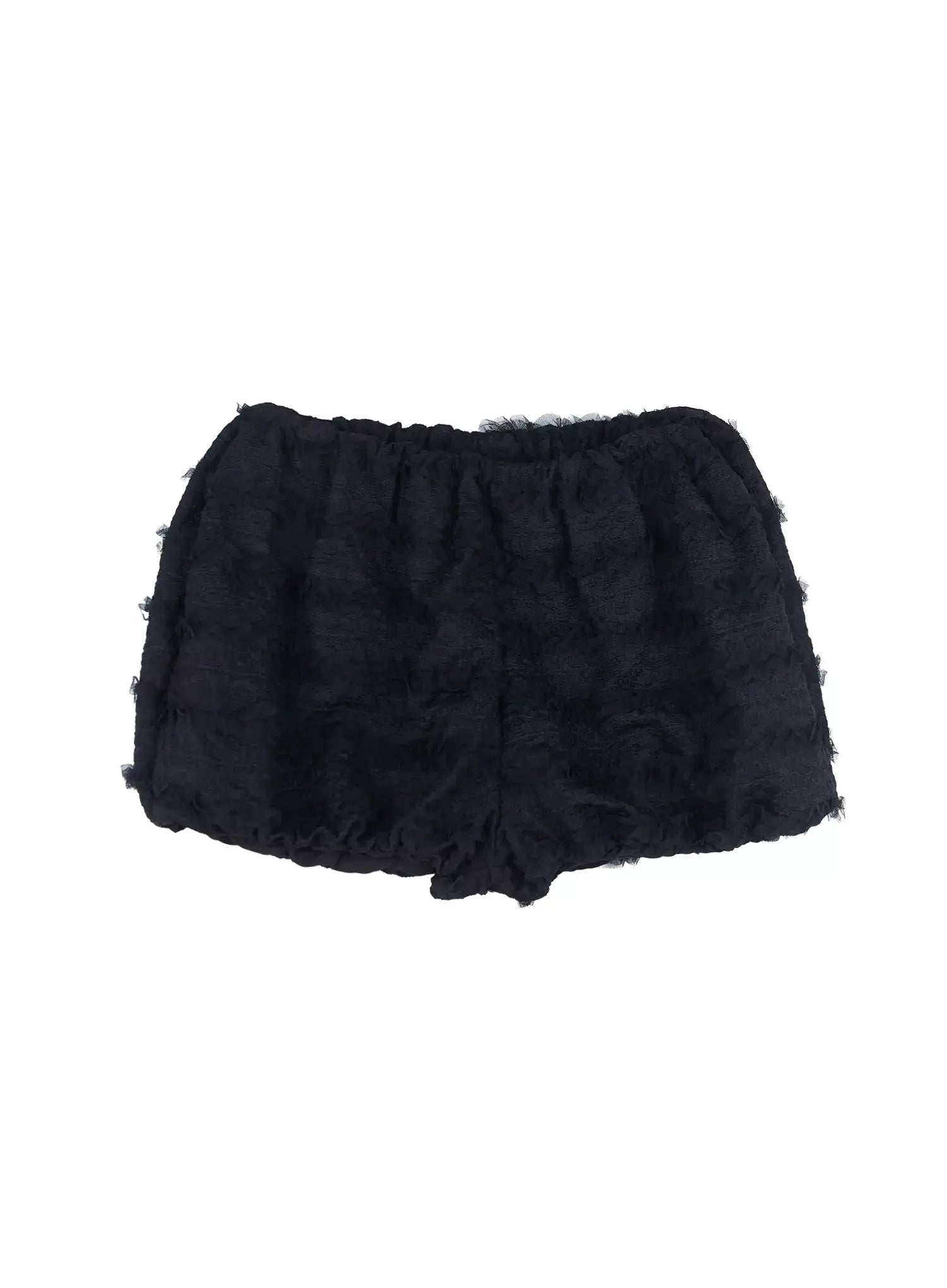 Textured Lace Puff Shorts IL528