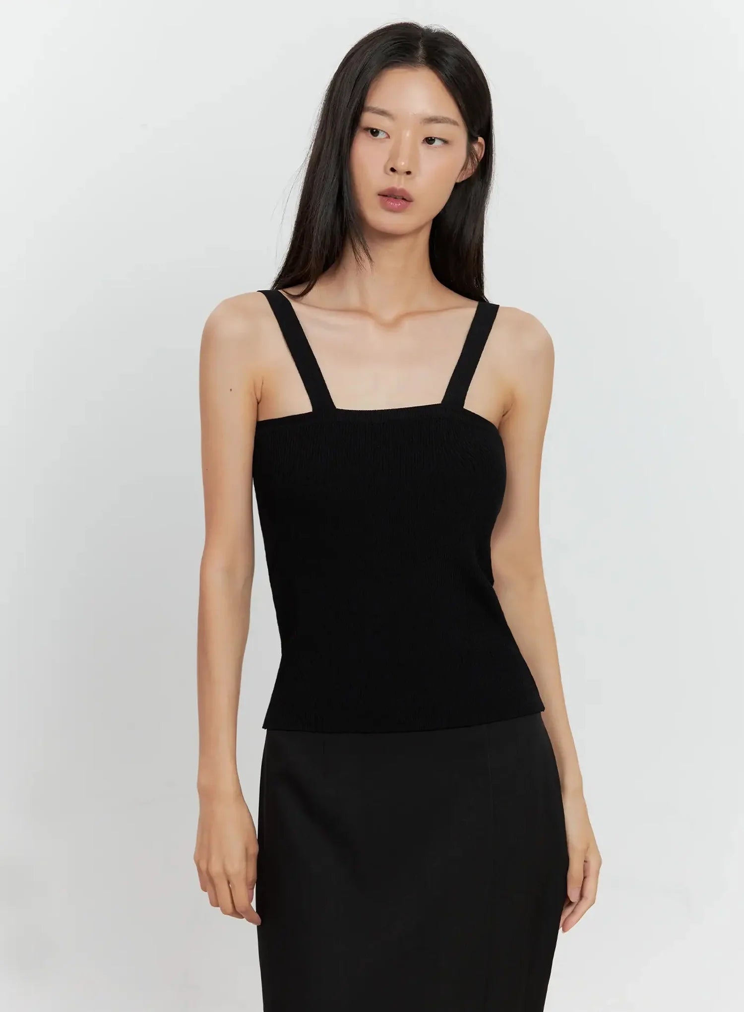 Ribbed Knit Tank Top IL528