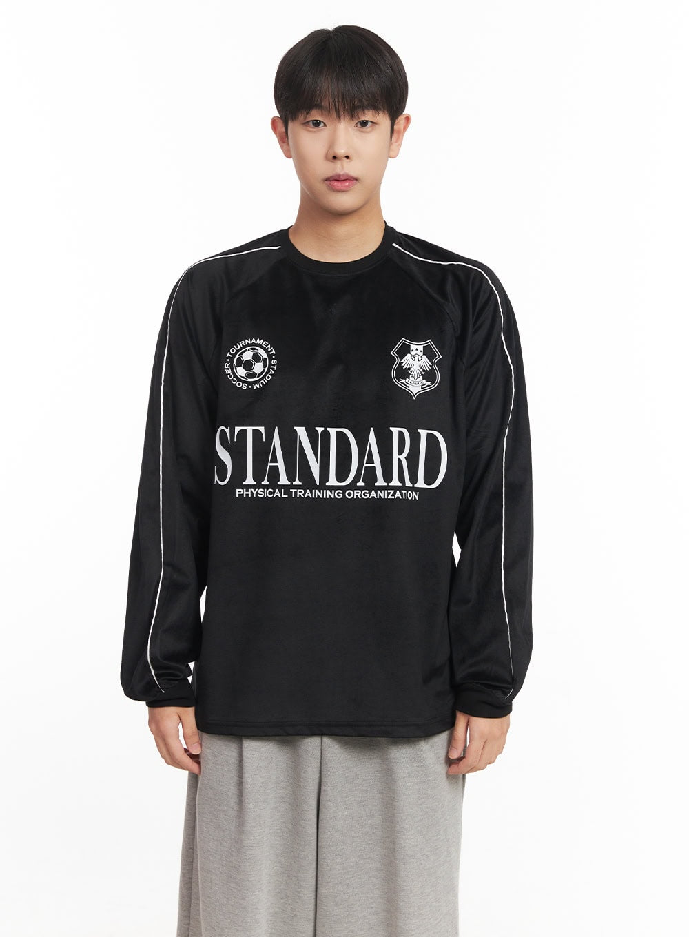 Men's Velvet Graphic Sweatshirt IM528