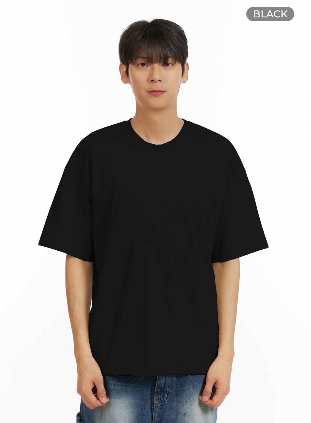Men's Basic Solid T-Shirt IU418