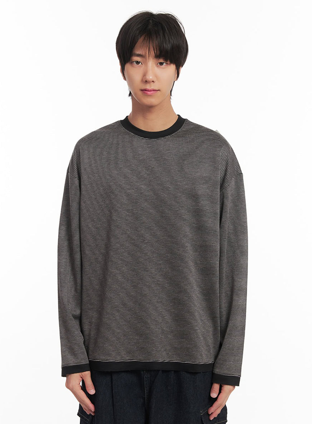 Men's Thin-Stripe Sweatshirt IA511