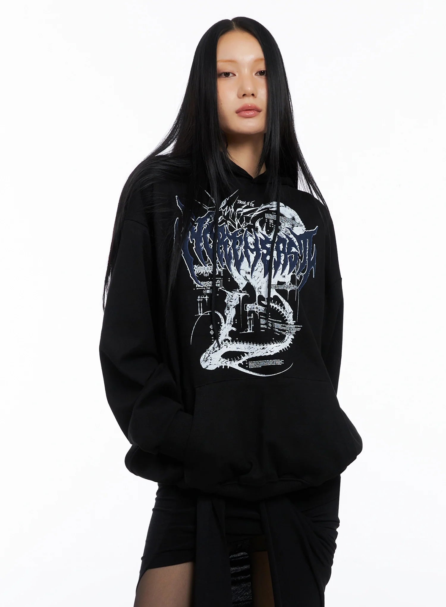 Oversized Graphic Hoodie CO516