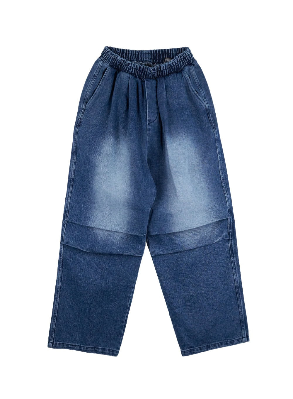 Men's Vintage Pintuck Wide Leg Jeans IN422