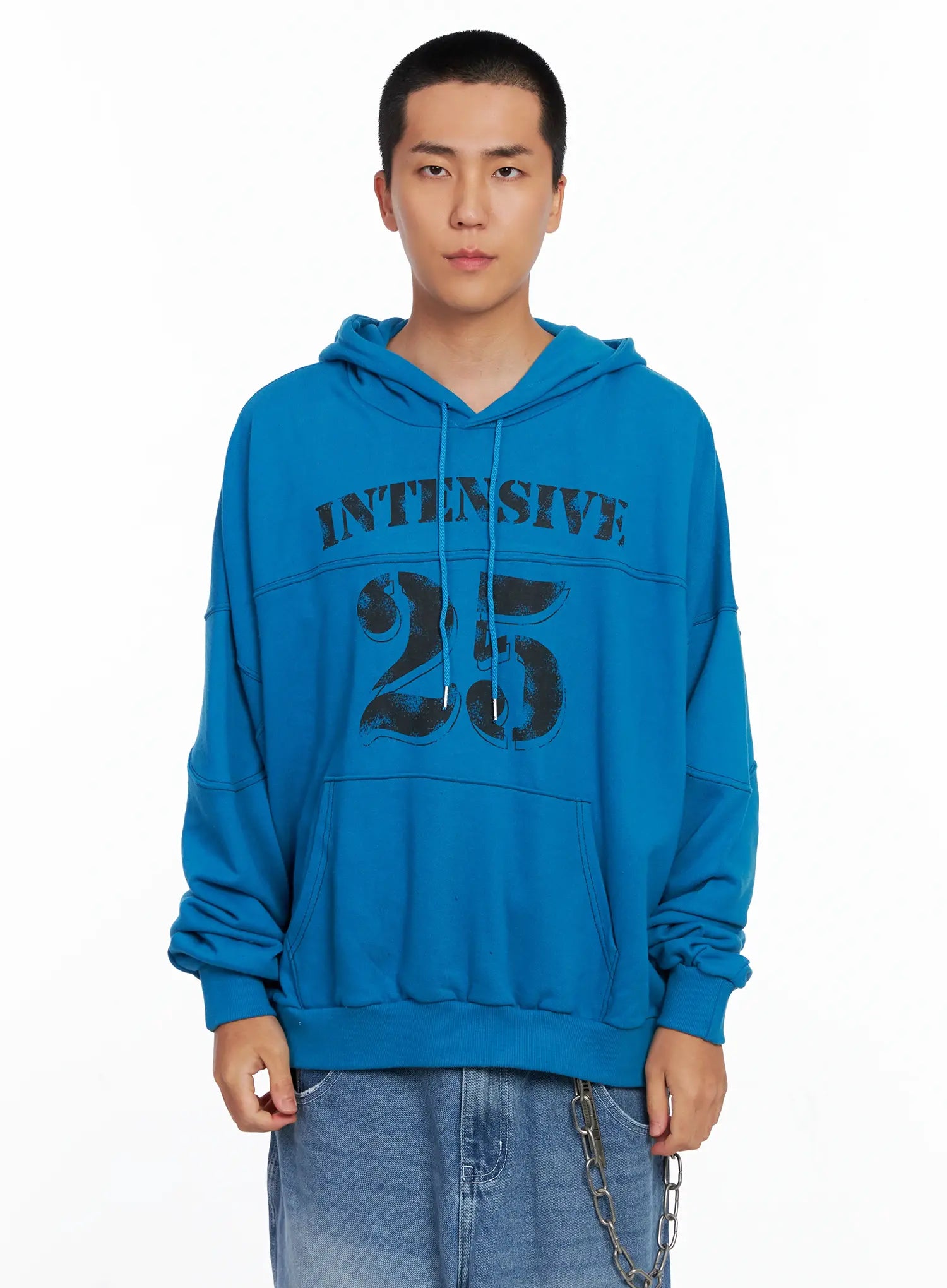 Men's Stitched Graphic Hoodie IS510