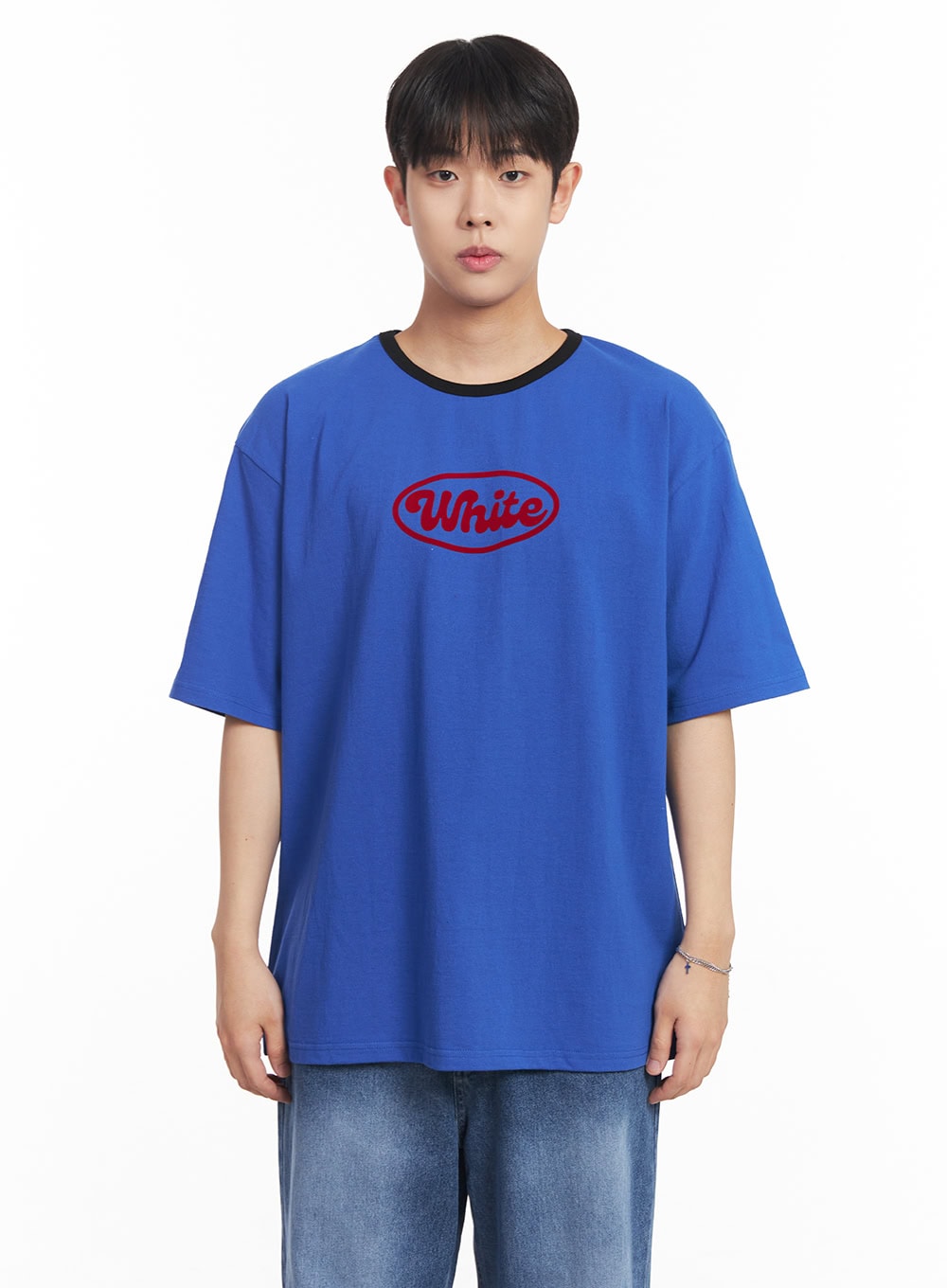 Men's Three-Tone Graphic T-Shirt IA529