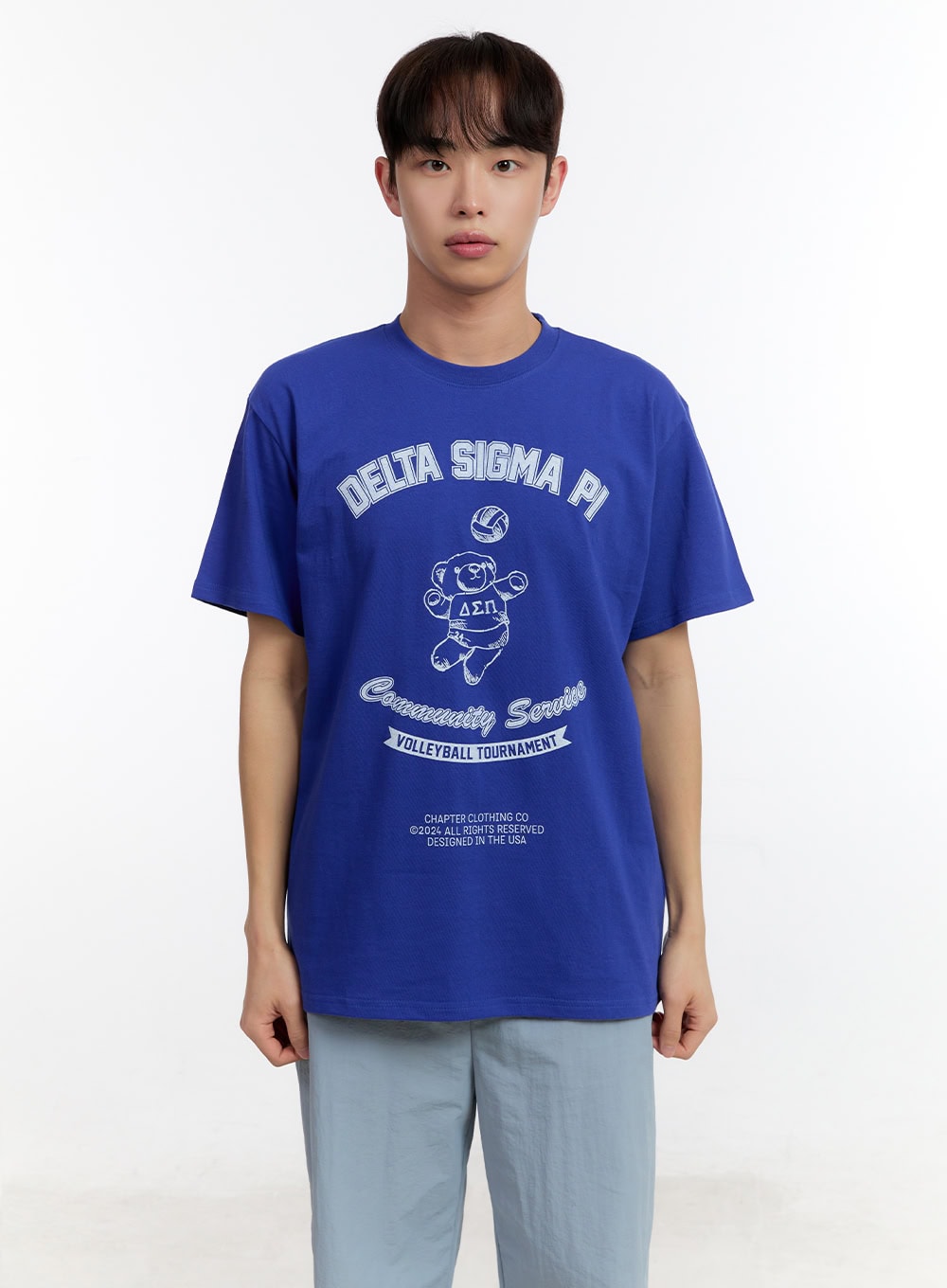 Men's Teddy Graphic Print T-Shirt IA504