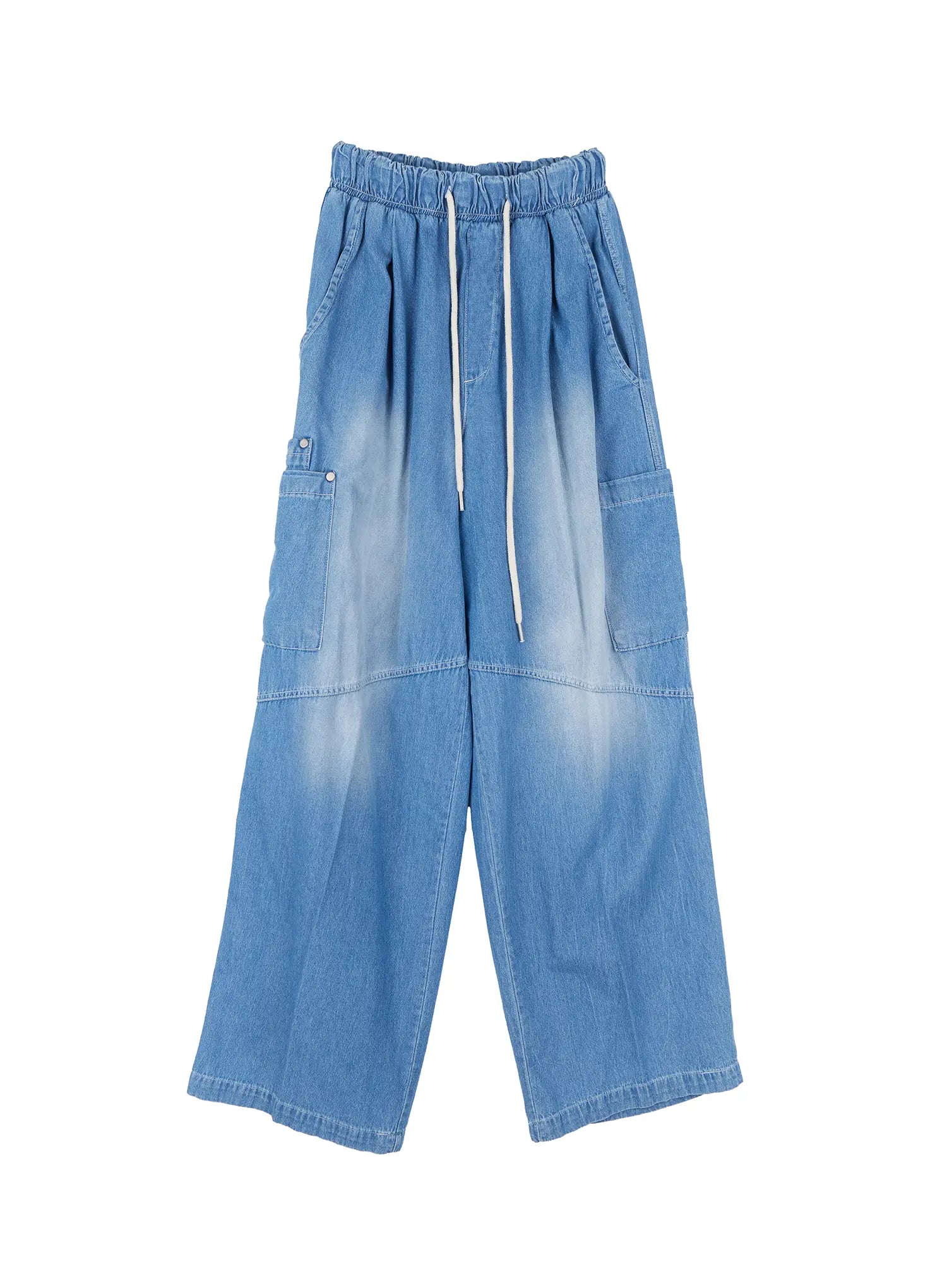 Men's Rivet Detail Wide Jeans IL517