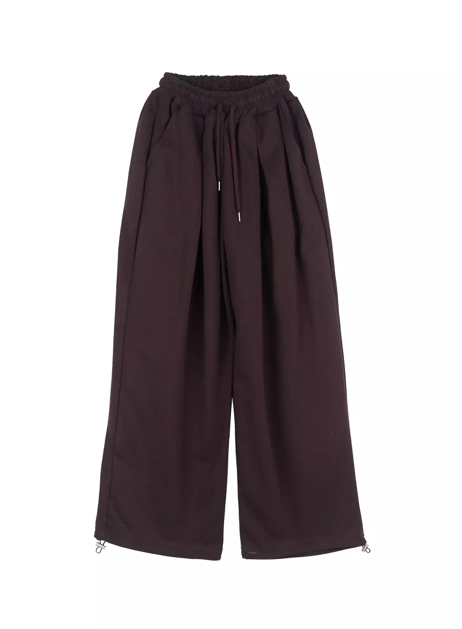 Wide-Leg Drawstring Sweatpants IL528