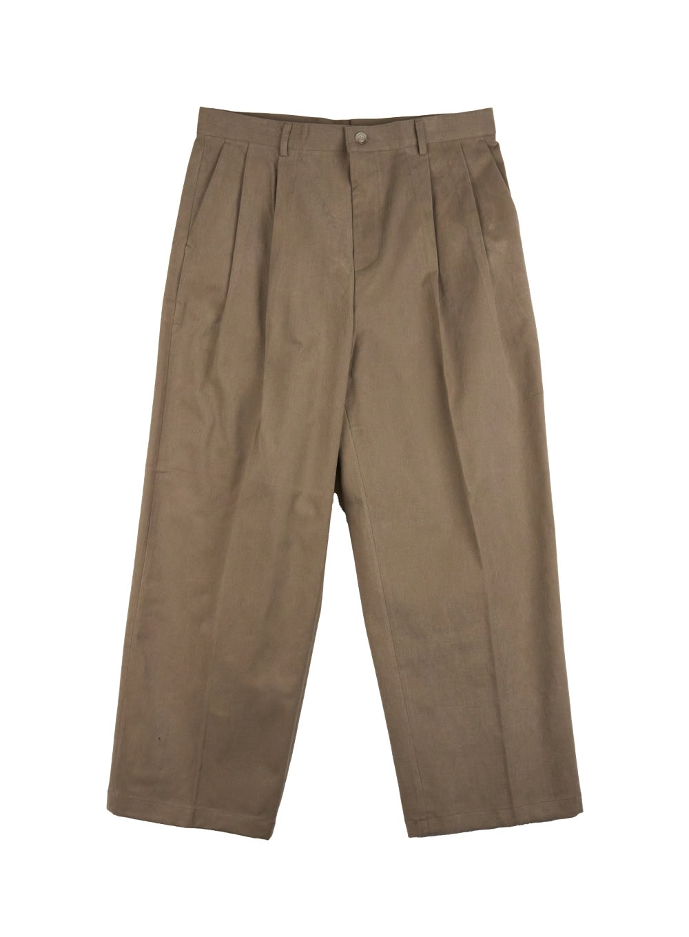 Men's Fleece Lined Wide-Fit Pintuck Pants IJ517