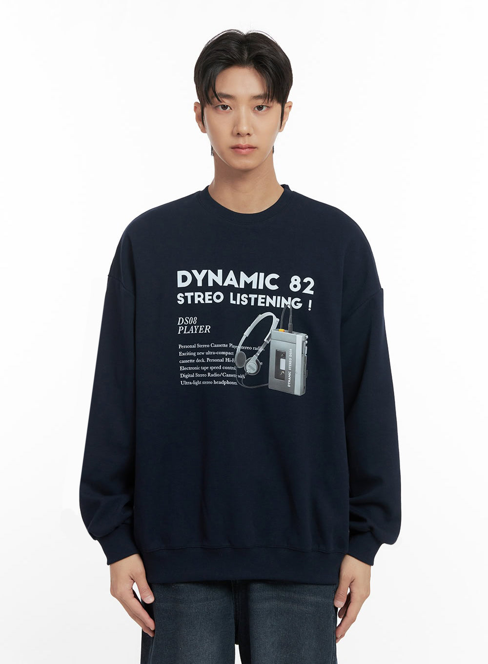 Men's Graphic Cotton Sweatshirt ID406