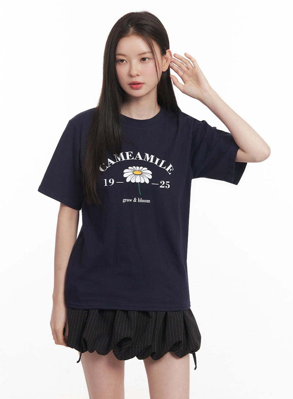 Graphic Flower T-Shirt  IY509