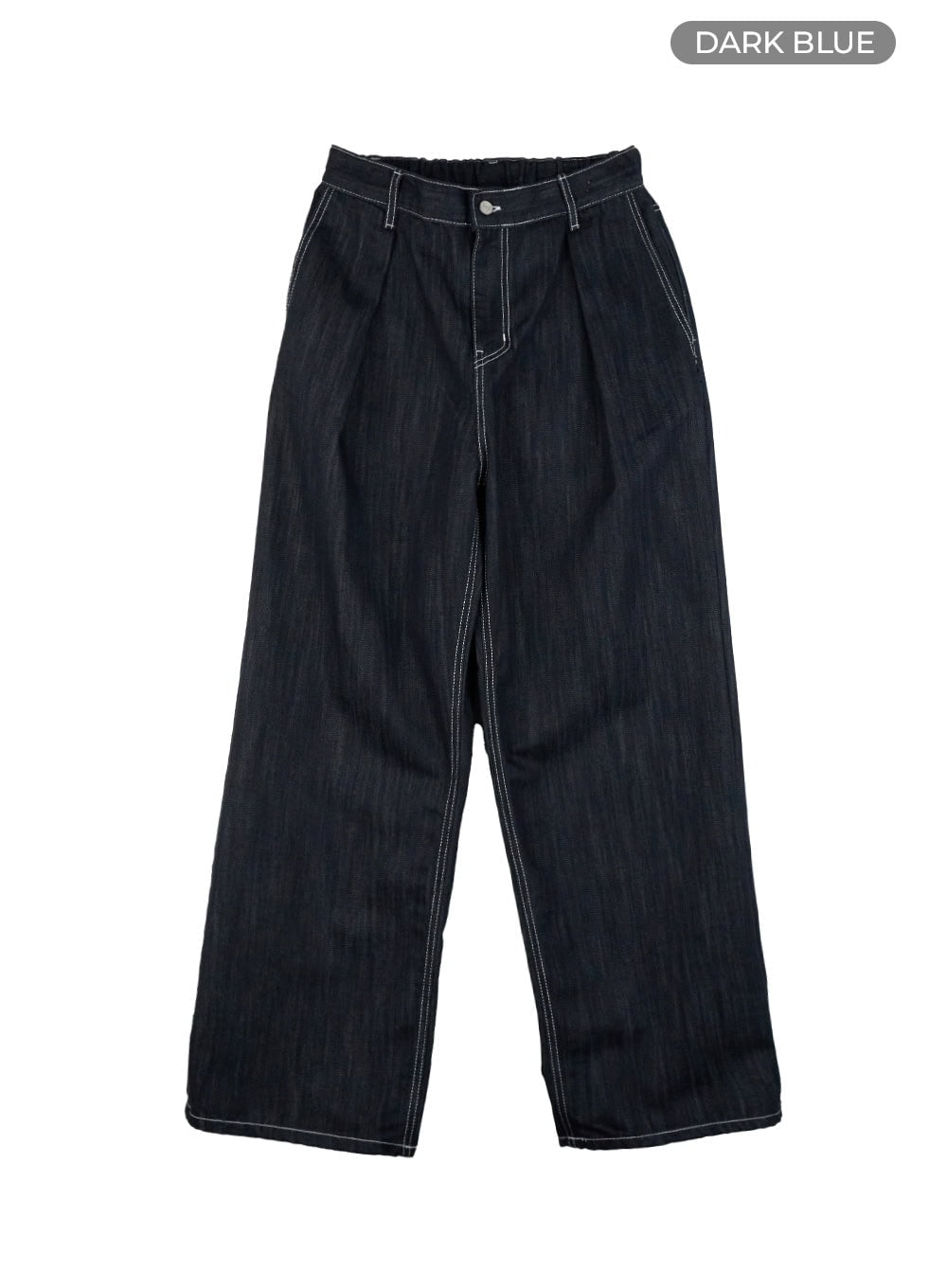 Men's Stitched Pintuck Wide Leg Pants IG409
