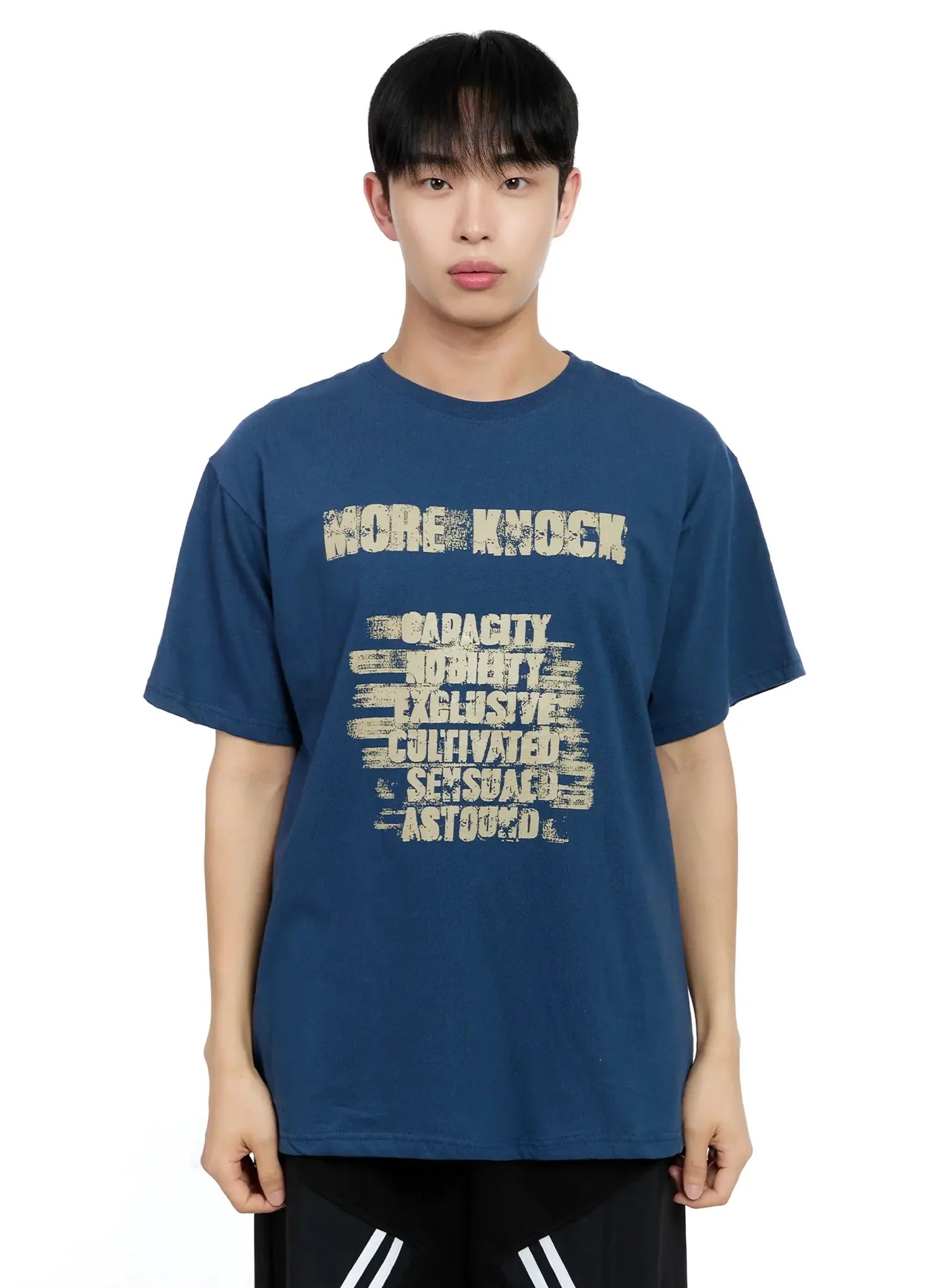 Men's Text Graphic T-shirt IG520