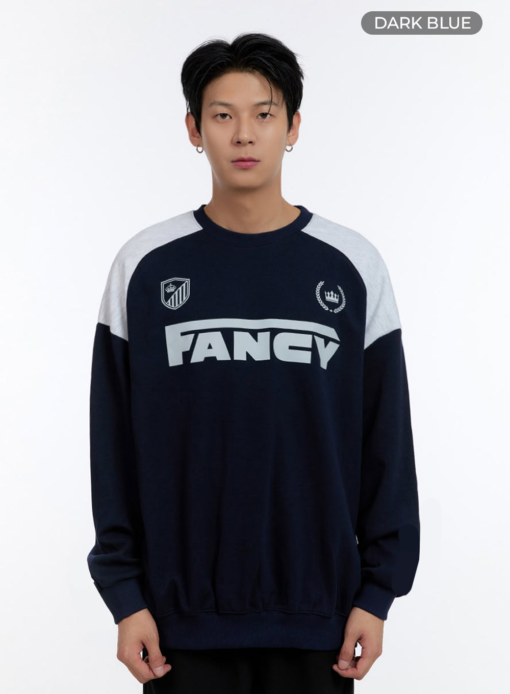 Men's Crew Neck Graphic Sweatshirt IO428