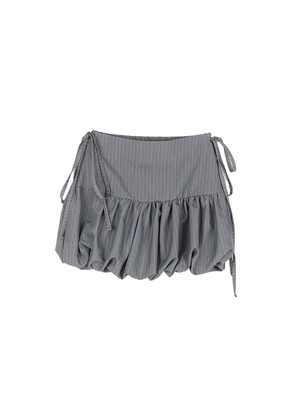 Ribbon Stripe Pumpkin Mini Skirt IY509