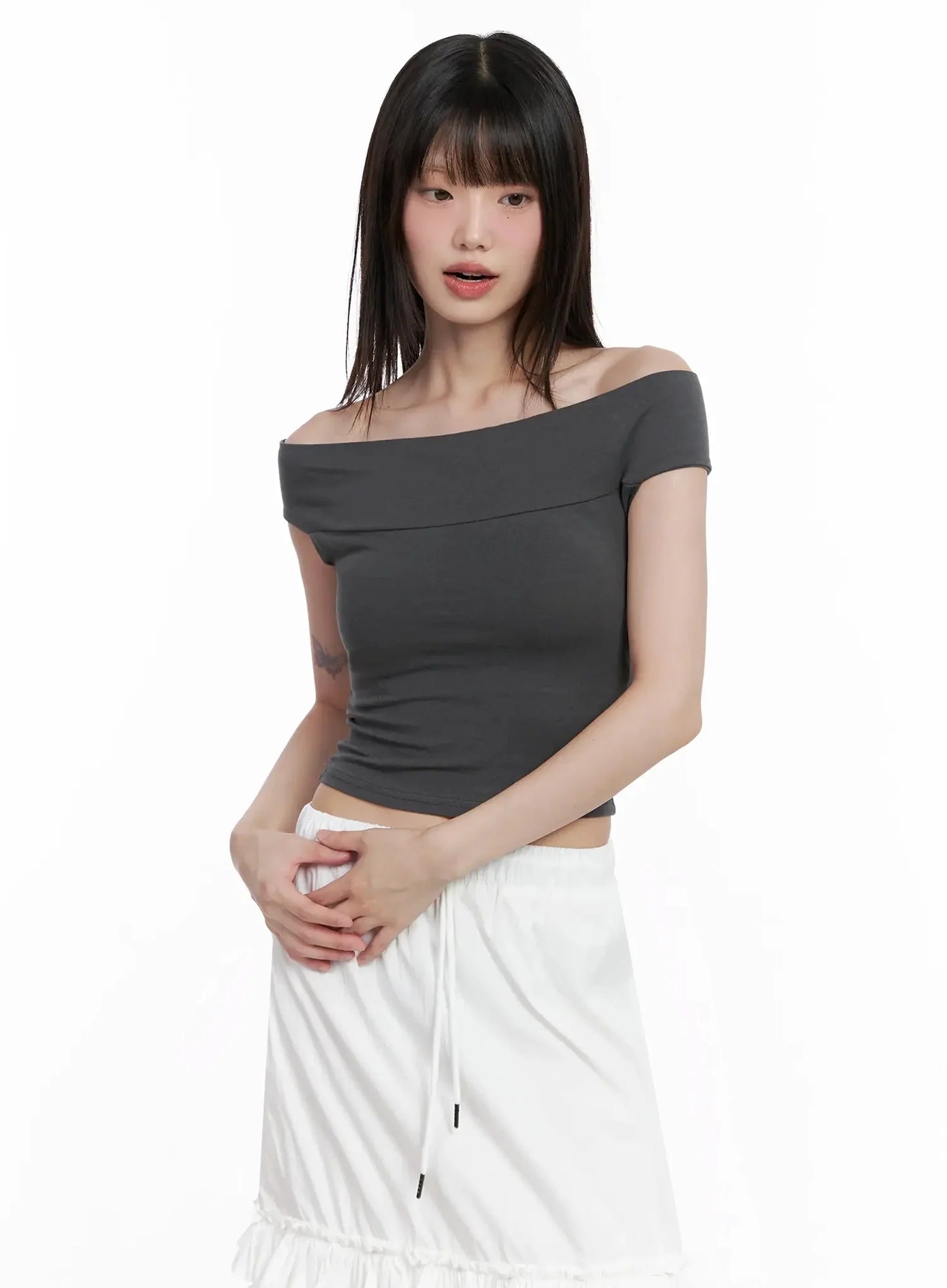 Basic Off-Shoulder Top IL528