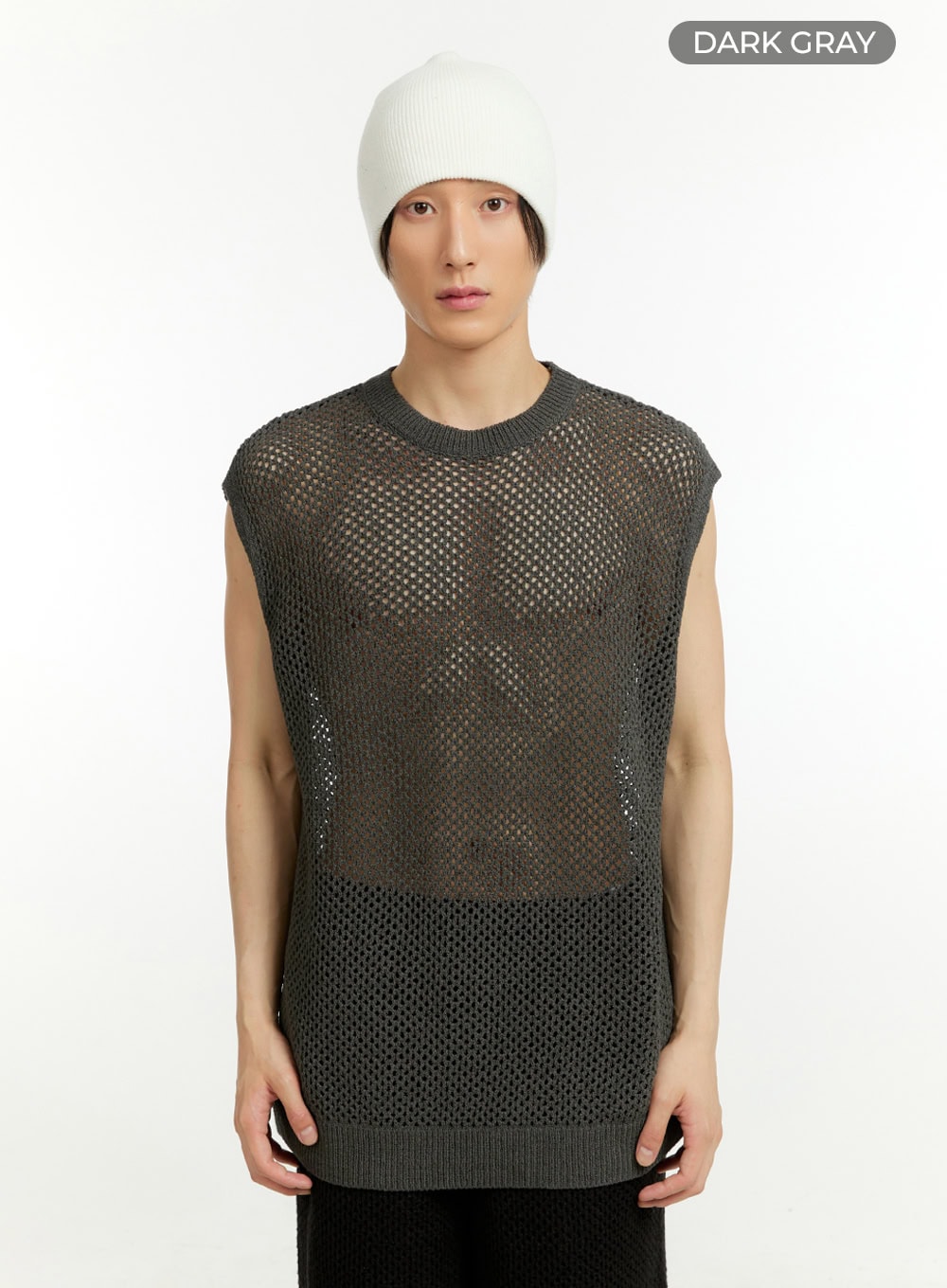 Men's Sheer Sleeveless Top IL418