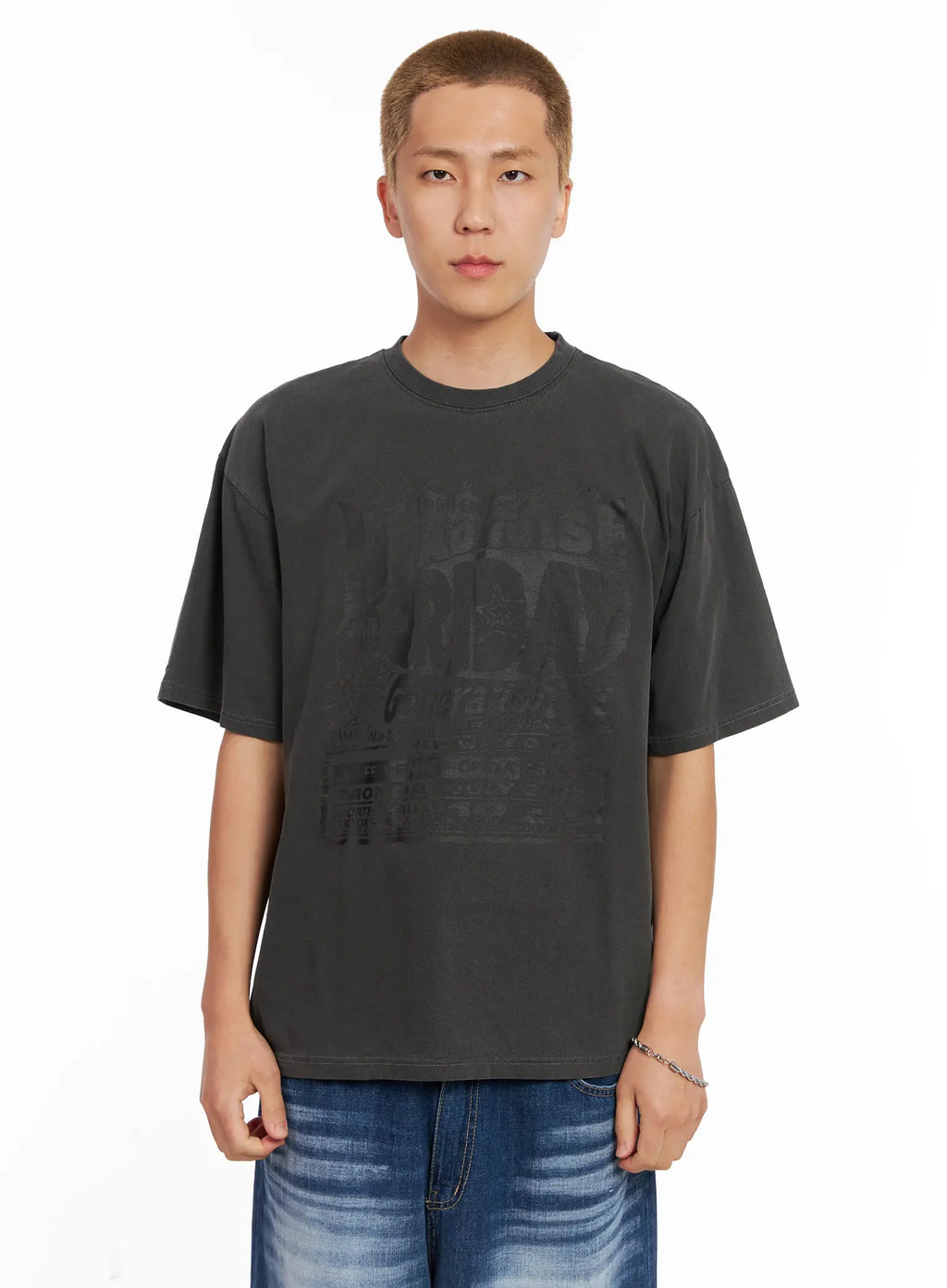 Men's Casual Graphic Tee IL518