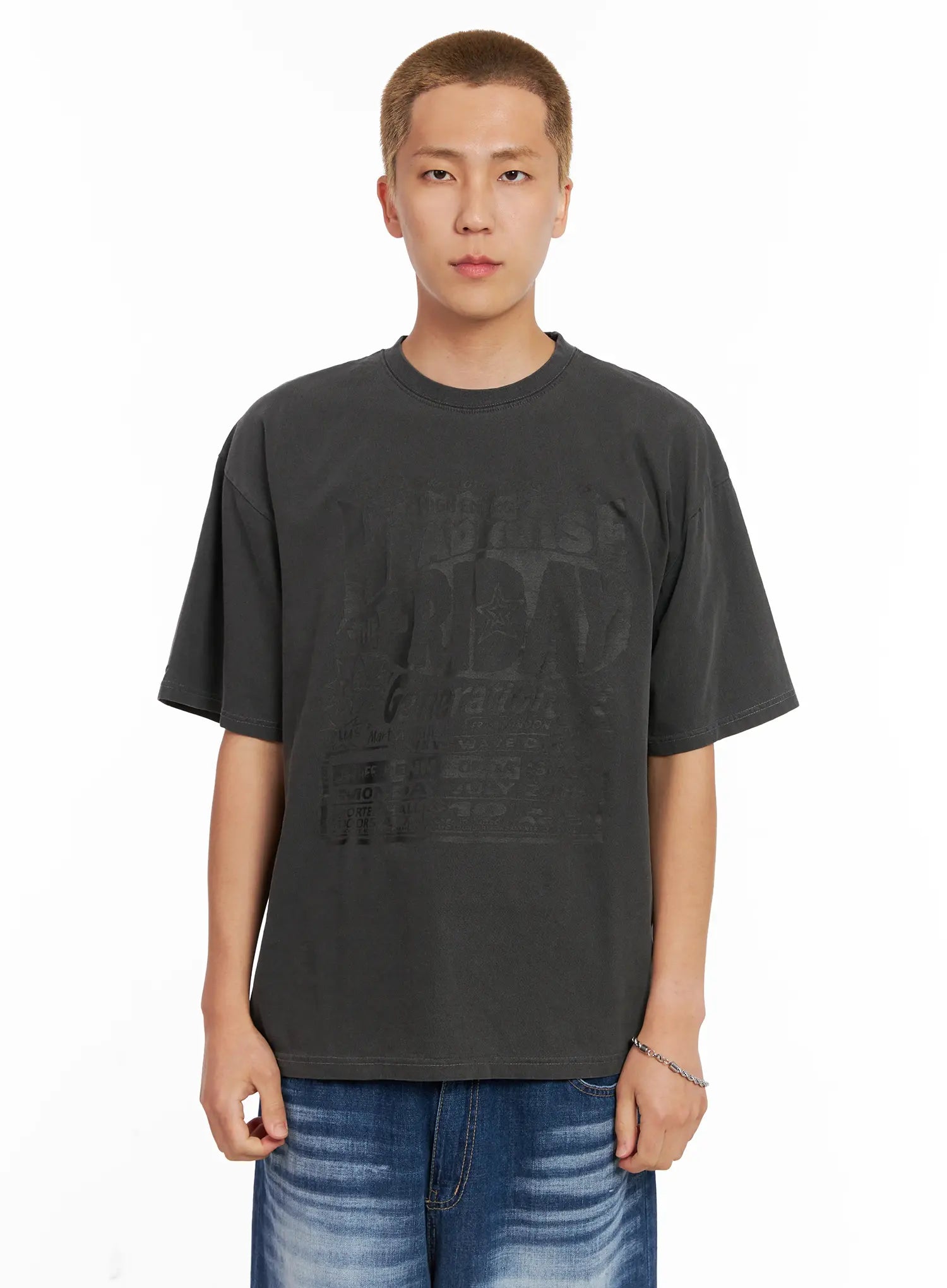 Men's Casual Graphic Tee IL518