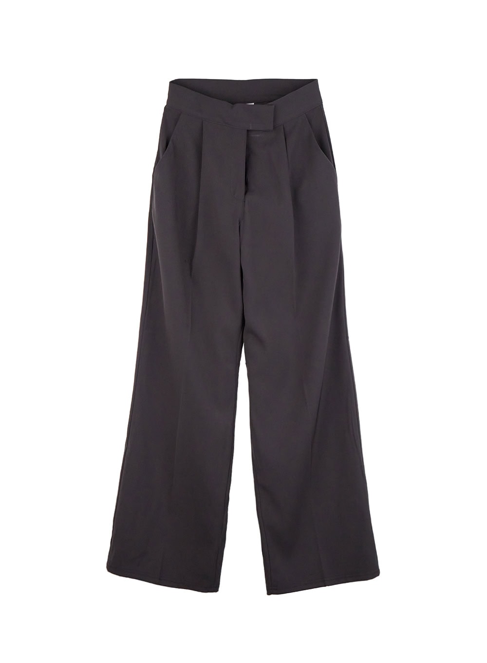Pintuck Wide-Fit Dress Pants IJ510