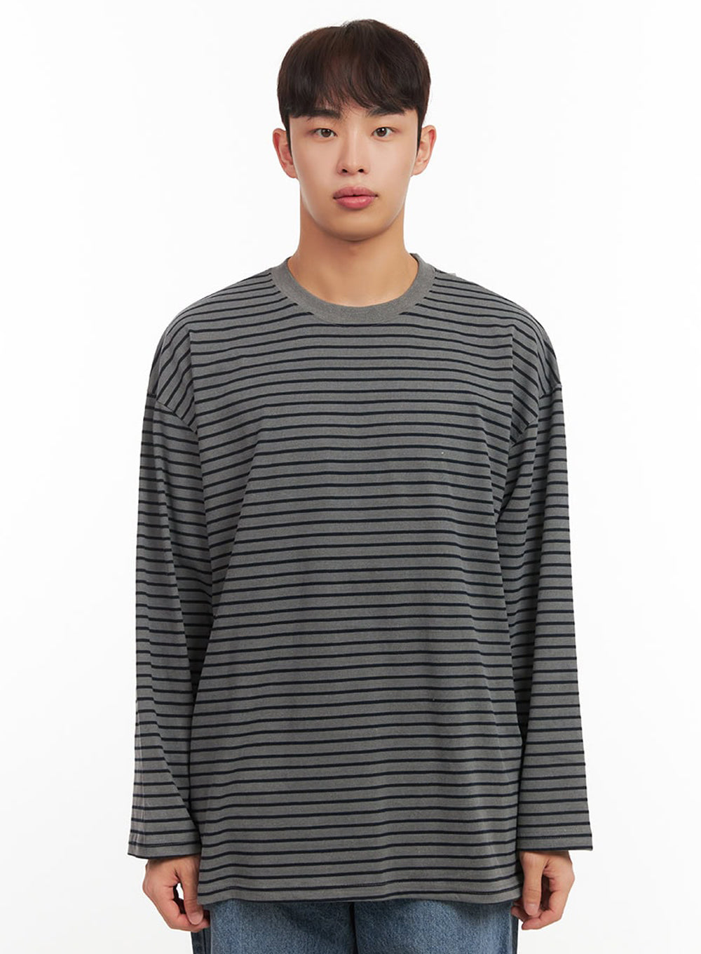 Men's Striped Oversized T-Shirt IF517