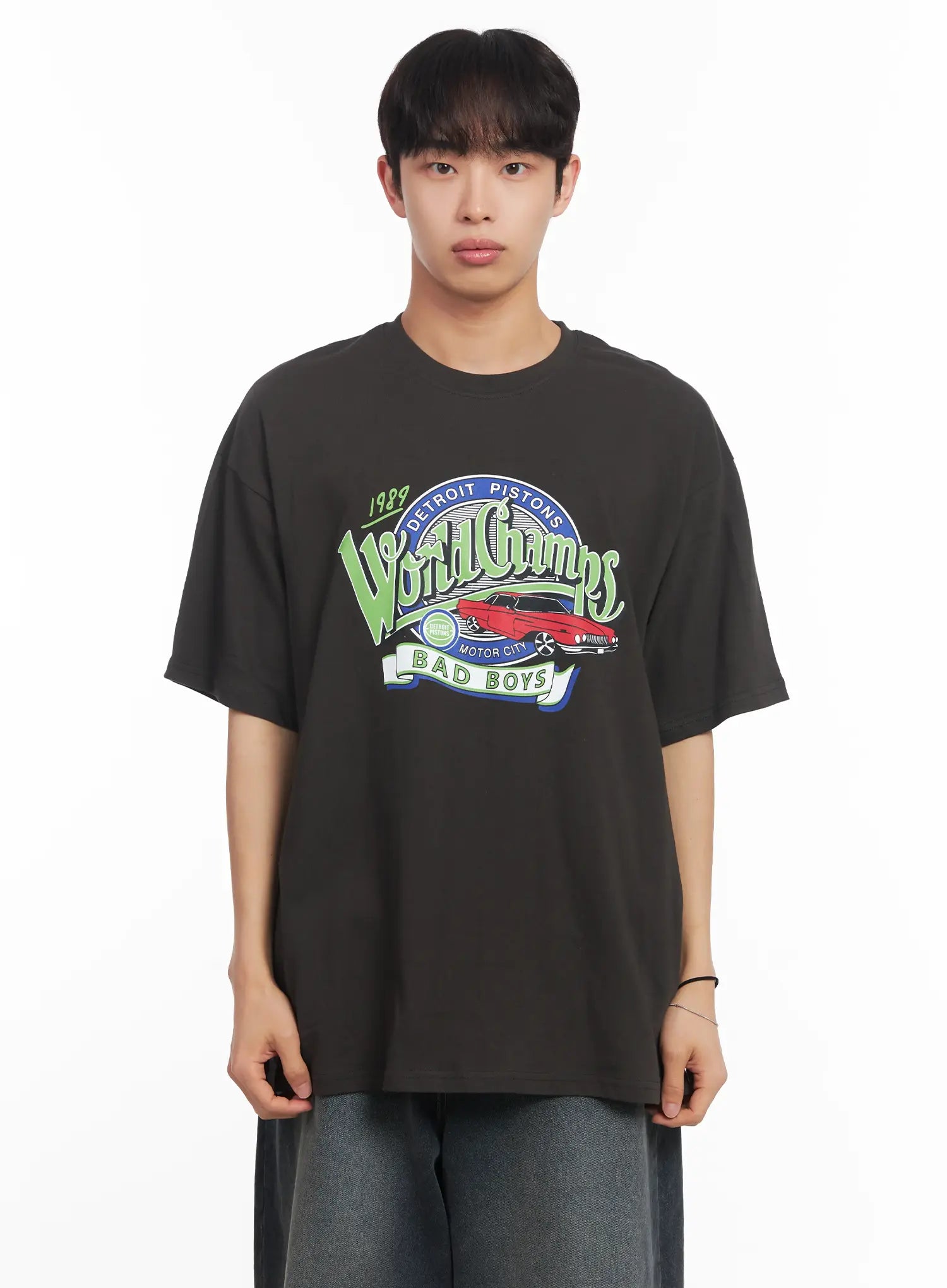 Men's Oversized Graphic Tee IU519