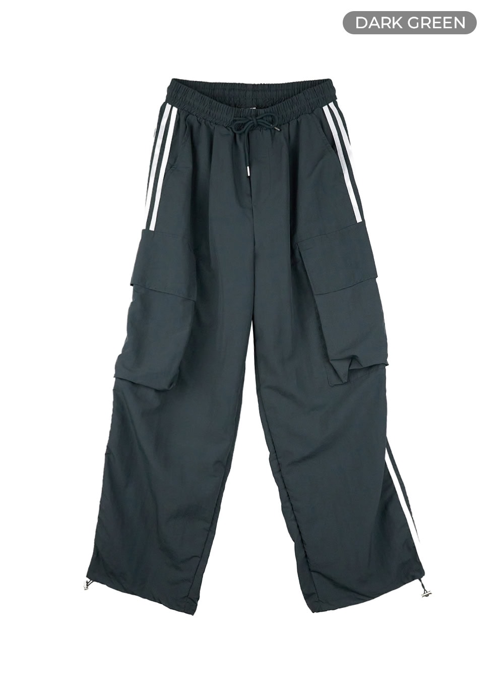 Nylon Cargo String Track Pants IL419