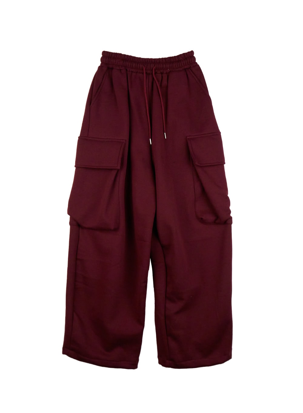 Warm Wide-Leg Cargo Sweatpants ID431