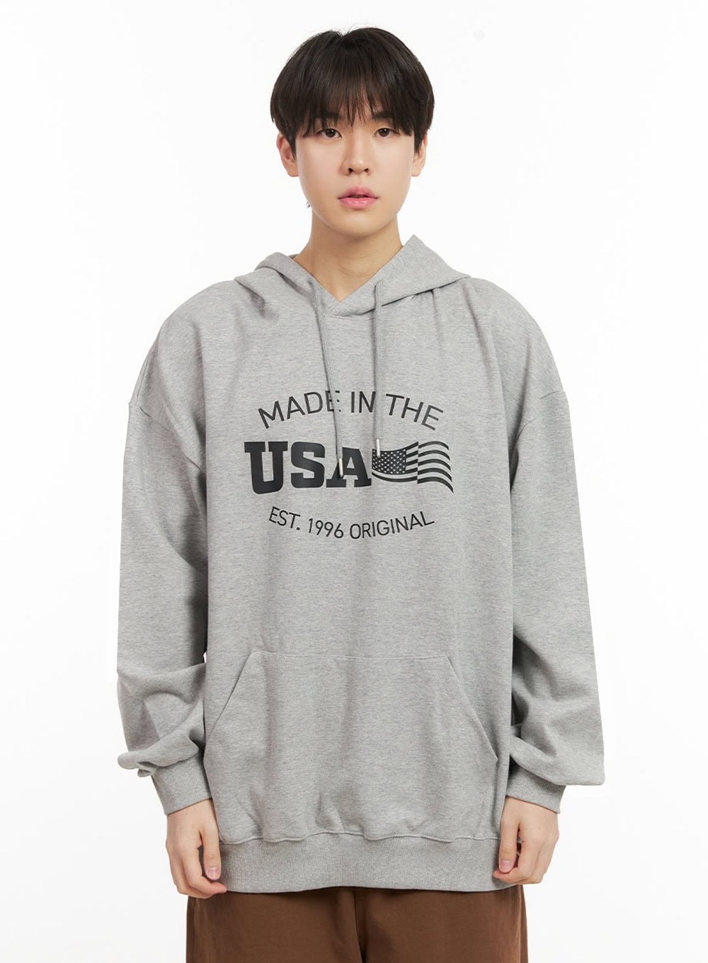 Men's Oversized Graphic Sweatshirt IJ517