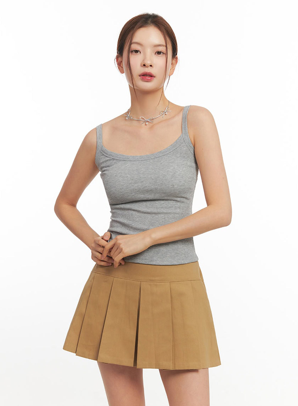 Slim-Fit Ribbed Tank Top IM513