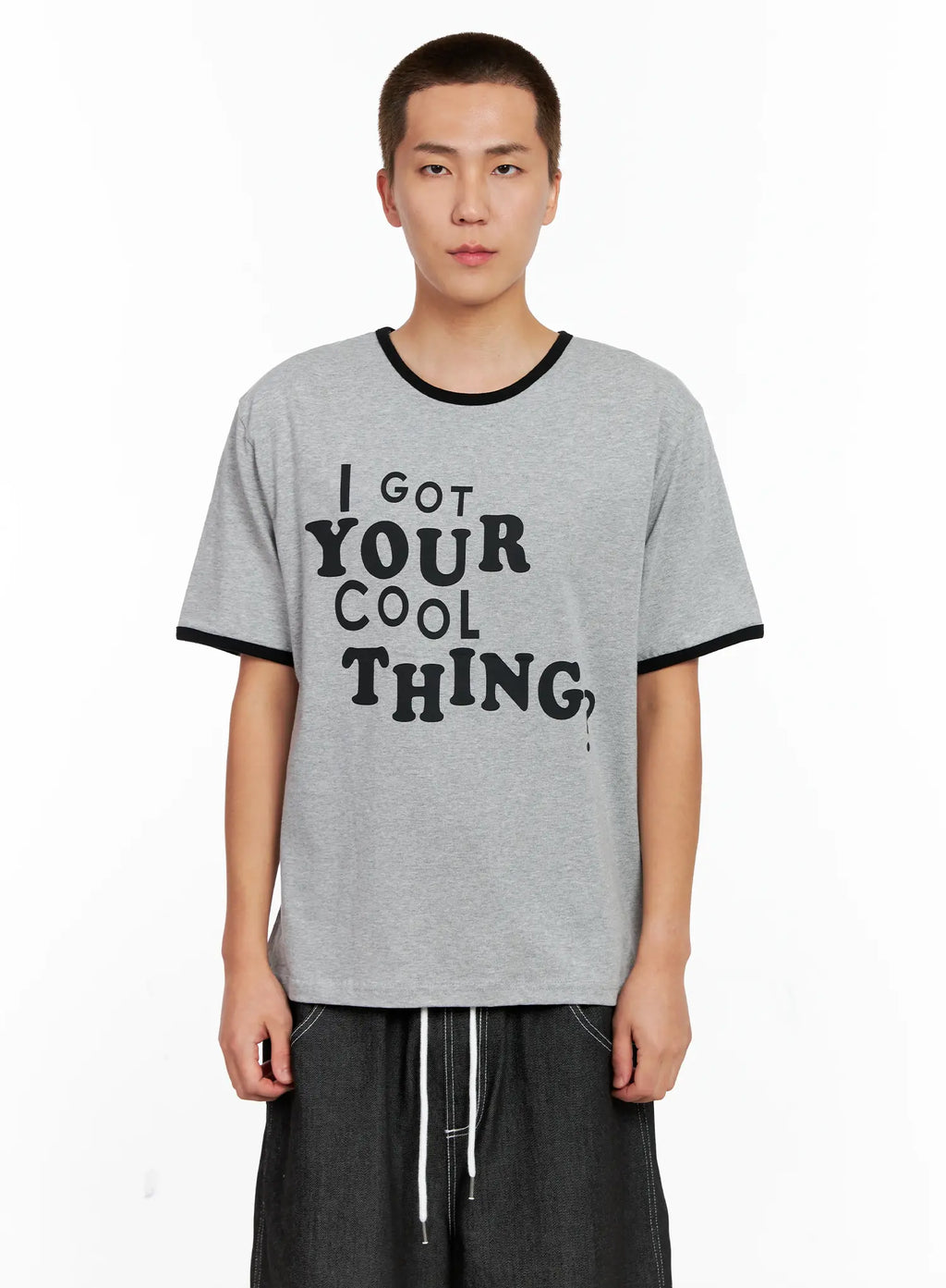 Men's Graphic Ringer Tee IG508