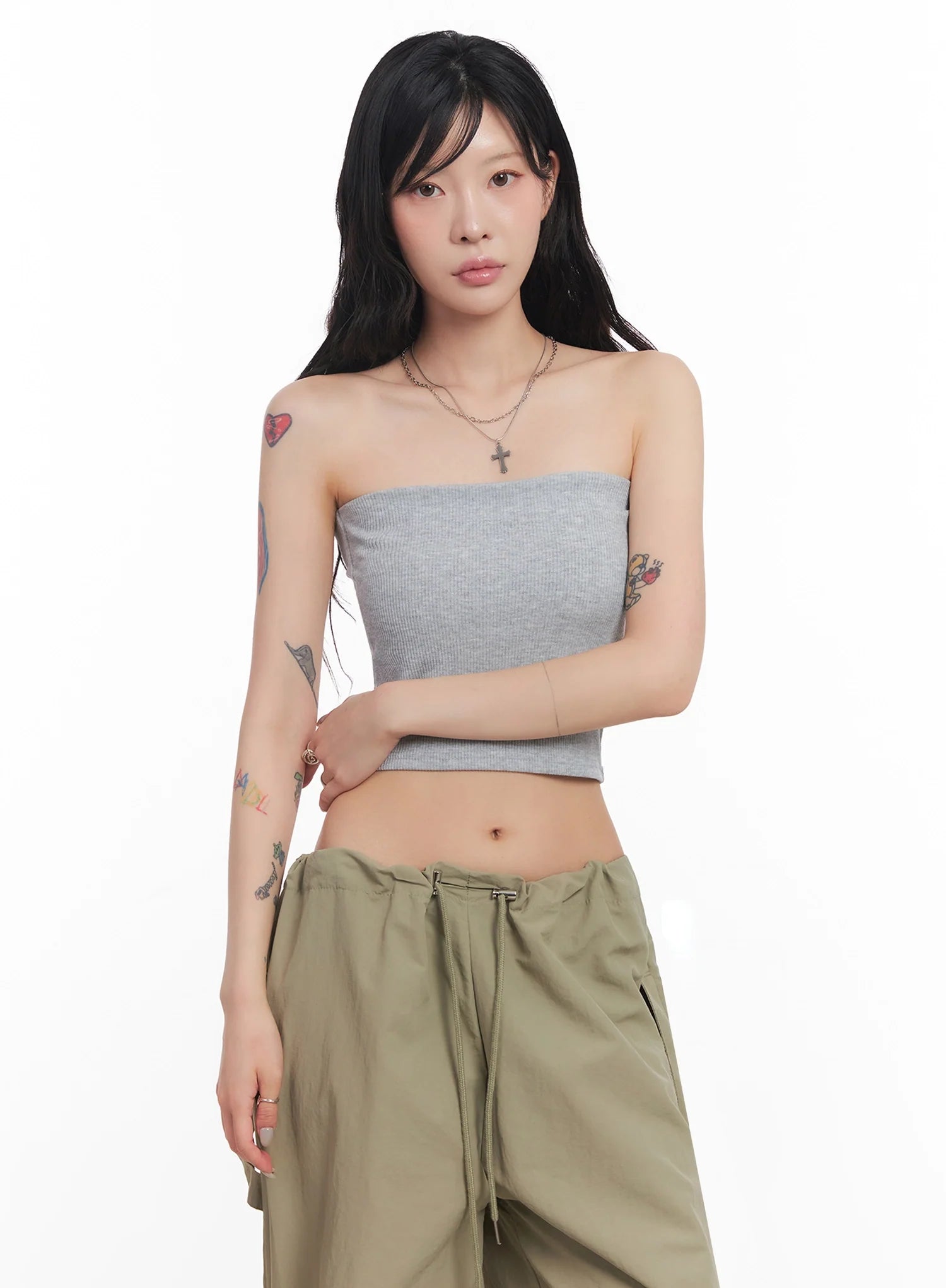 Ribbed Baby Tube Top  IC503