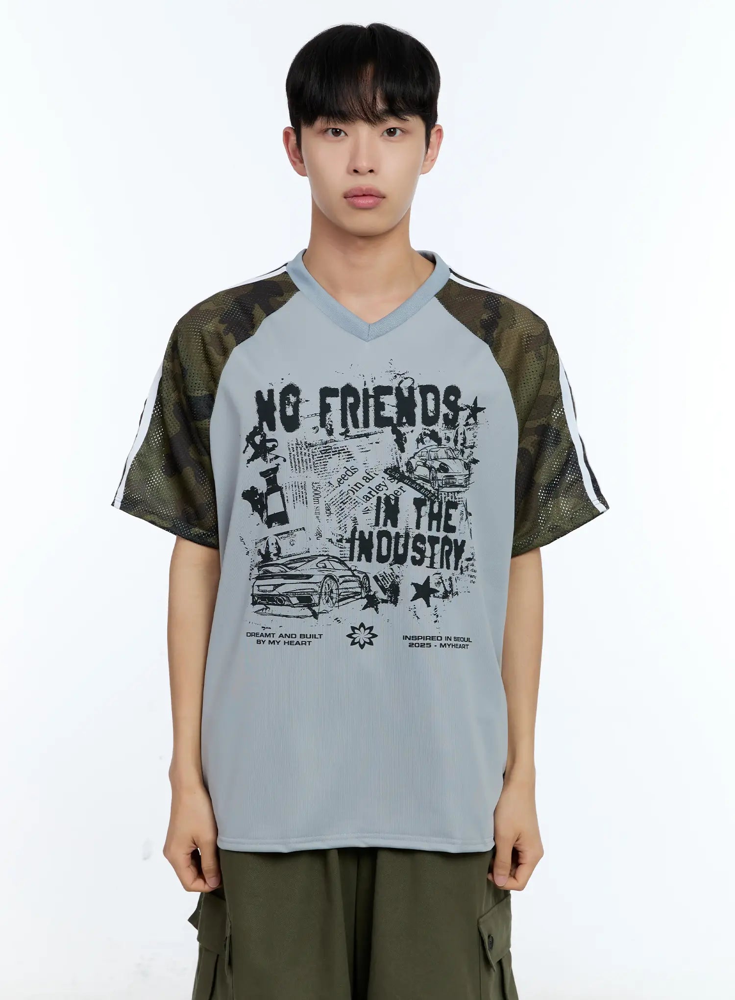 Men's Camo Sleeve Tee IL517